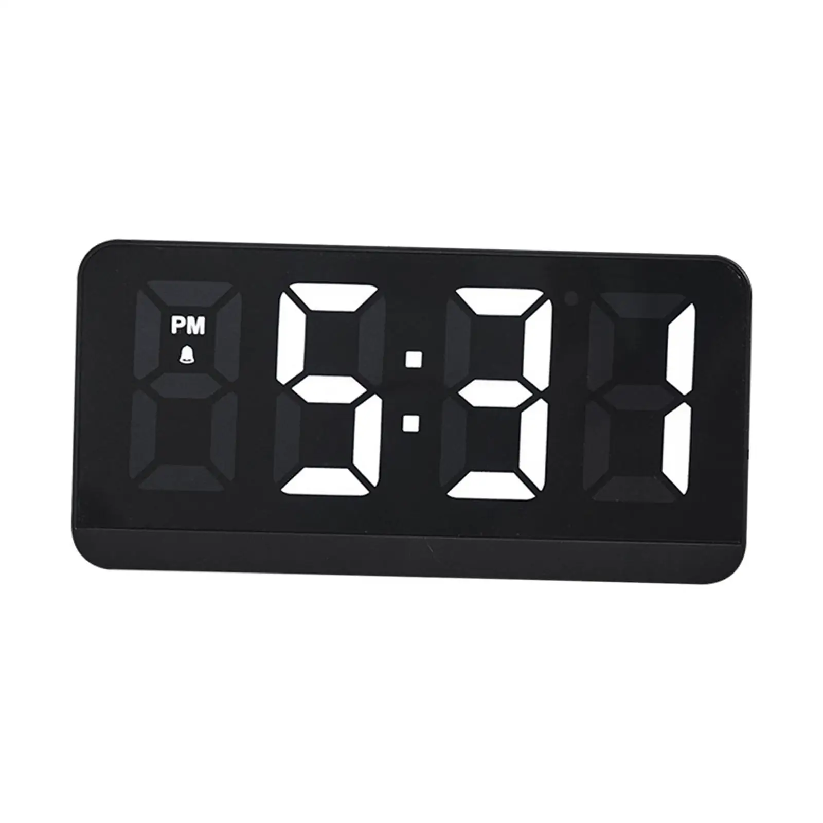 Desk Digital Clock Dimmer with Date Temperature Snooze LED Desktop Alarm Clock for Classroom Living Room Teens Bedroom Beside