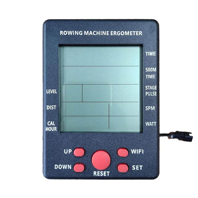 LCD Rowing Machine Counter Speedometer Universal For Indoor Fitness Bike