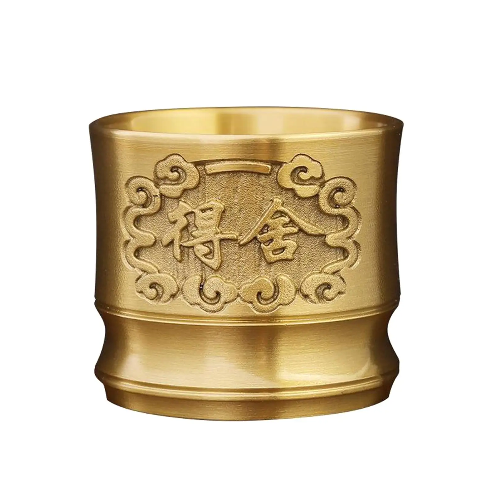 Brass Chinese Style Tea Leaf Tea Birthday Gift Home Without Handle Office Drinking Cup Coffee Mug Teacup
