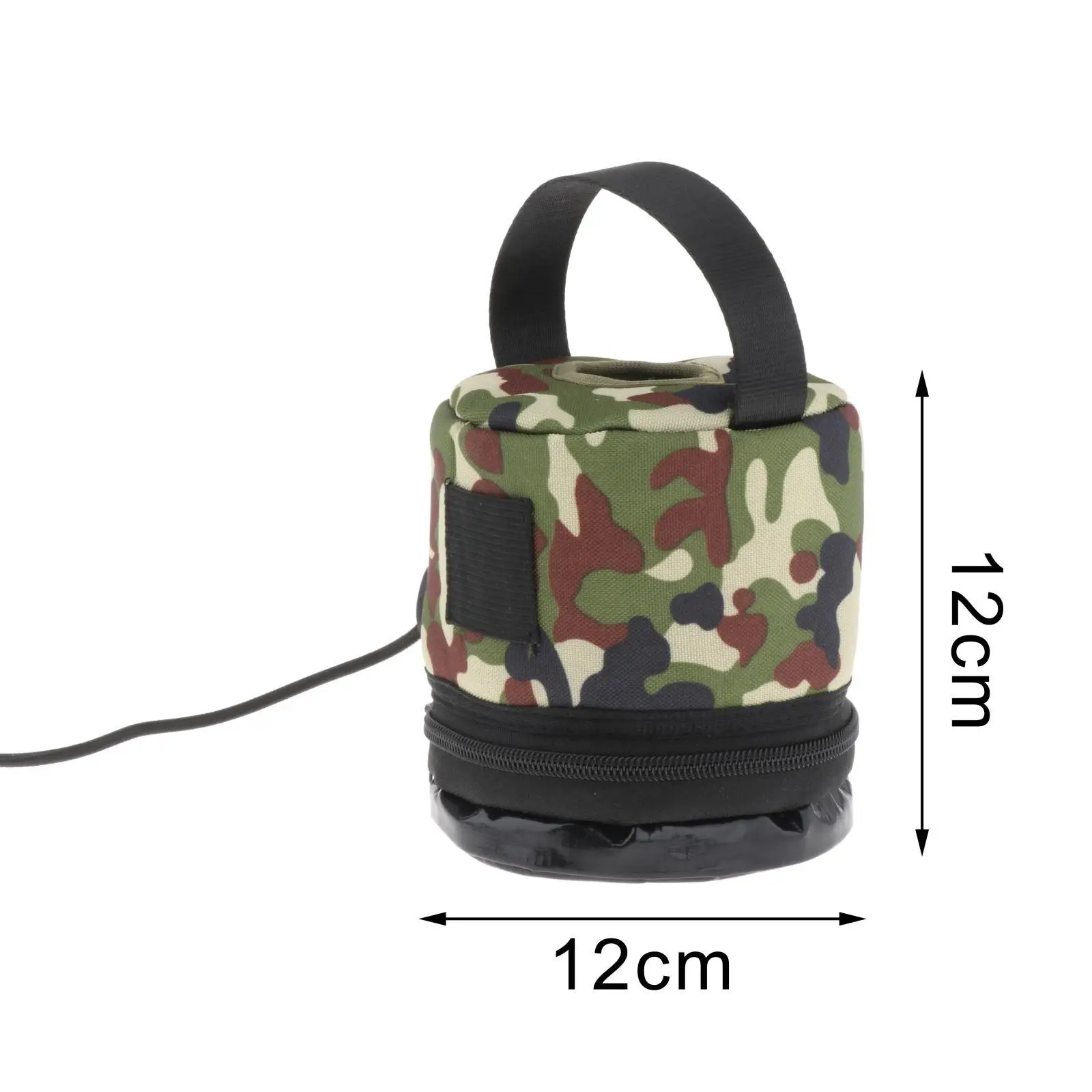 Camping Gas Canister Cover Storage Tissue Cover Portable with Handle Multipurpose Fuel Canister Protective Cover for Camping
