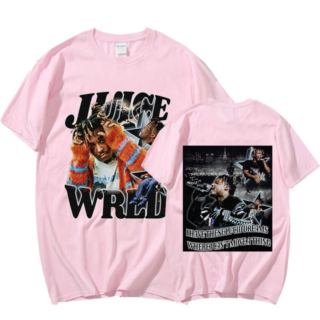 Juice WRLD Music Album Concert T Shirt Men's Fashion High Quality