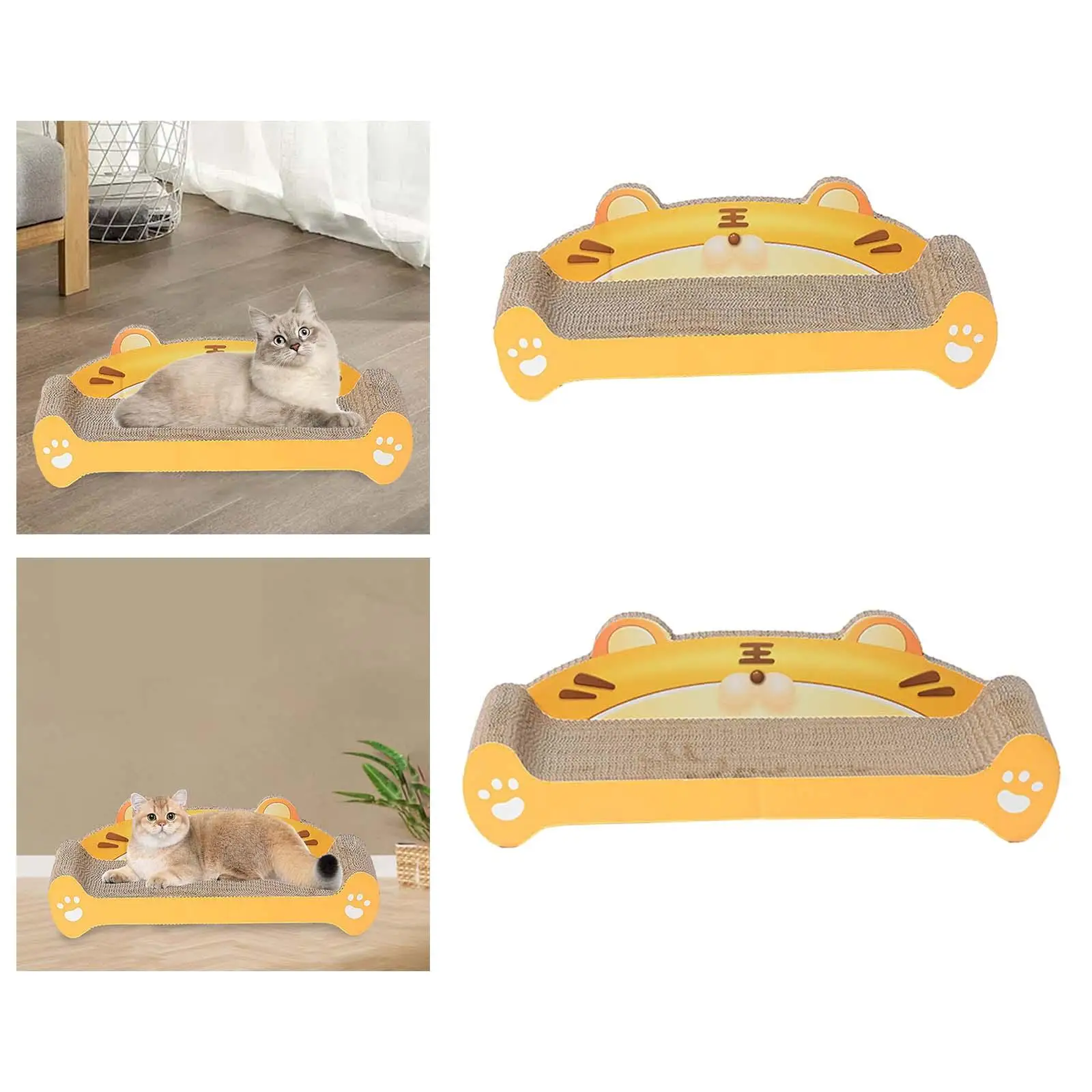 Cat Scratcher Pad Nest Bed Cat Lounge Cat Scratcher Board Grinding Claw Corrugated Paper Protect Furniture Tear Resistant