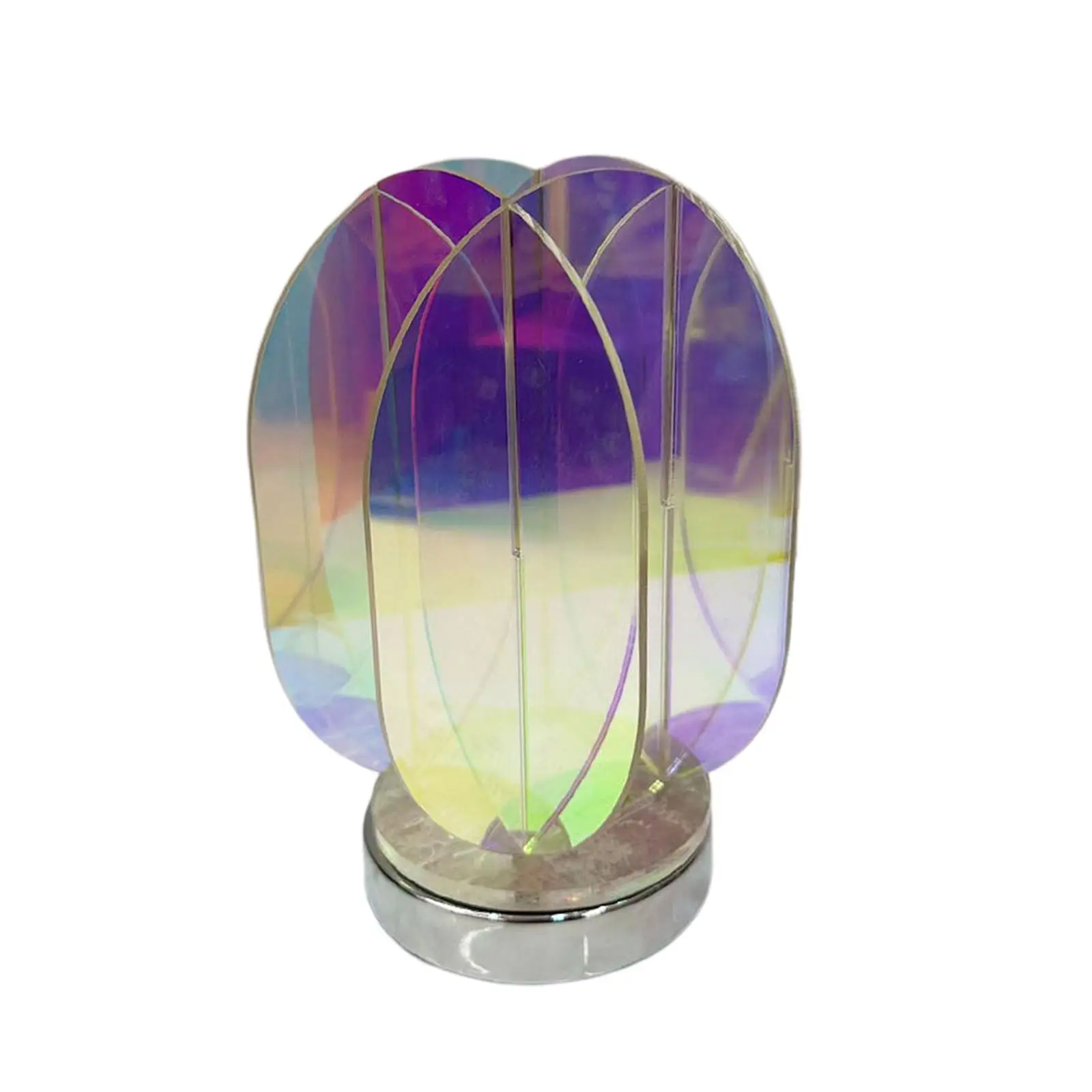 Acrylic Geometric Colorful Night Light Centerpiece Clear Atmosphere Lamp for Bedroom Dining Room Interior Decoration Kids Room