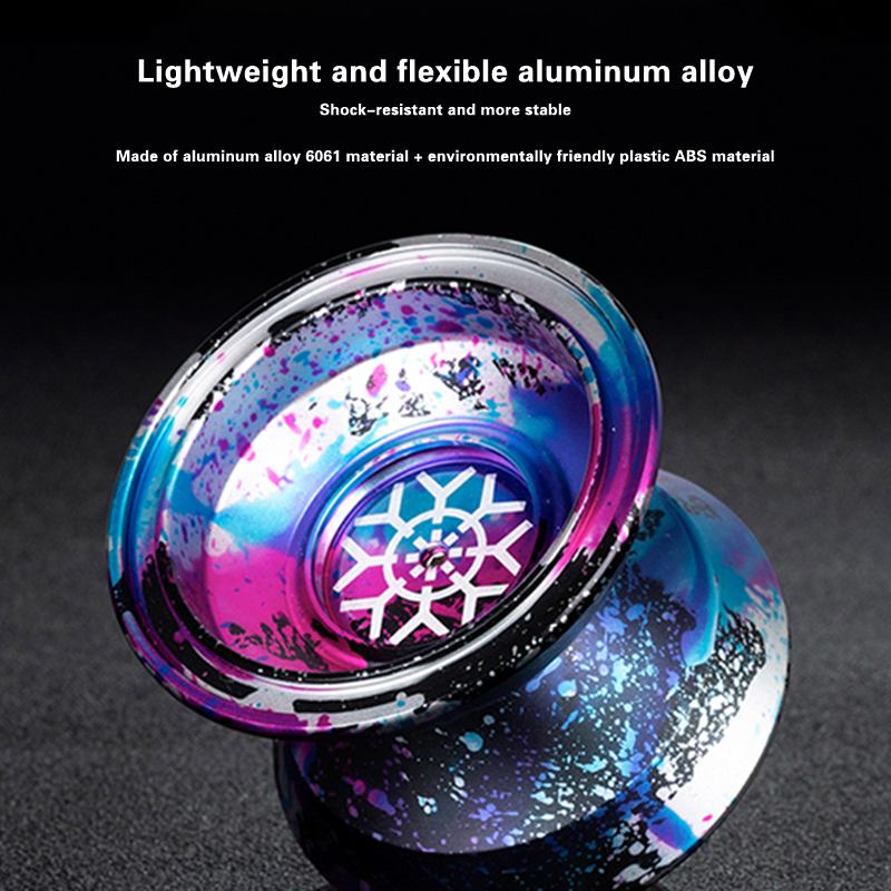 Yoyo Professional Magic Metal Yoyo With 10 Ball Bearing Alloy Aluminum High Speed Unresponsive Yoyo Classic Toys For Kids