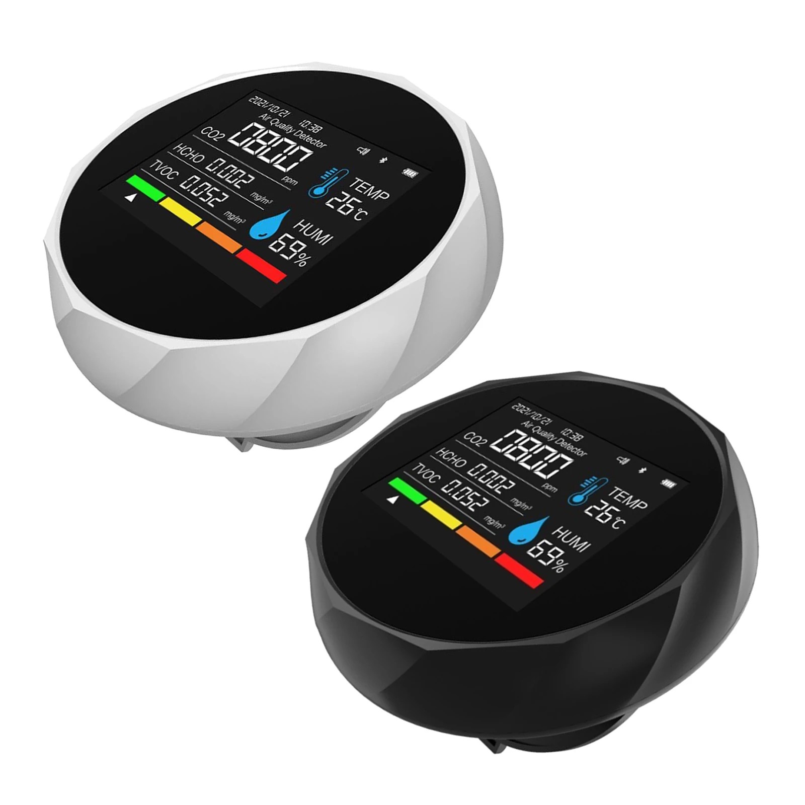  , Temperature and Relative Humidity , Carbon Dioxide Monitor, 4000ppm   , USB Rechargeable