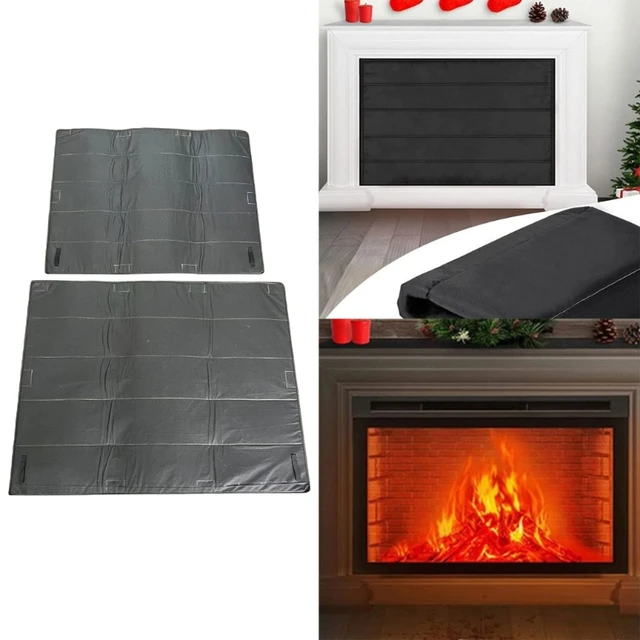 Fireplace Blocker Blanket Prevents Heat Loss Overnight Chimney