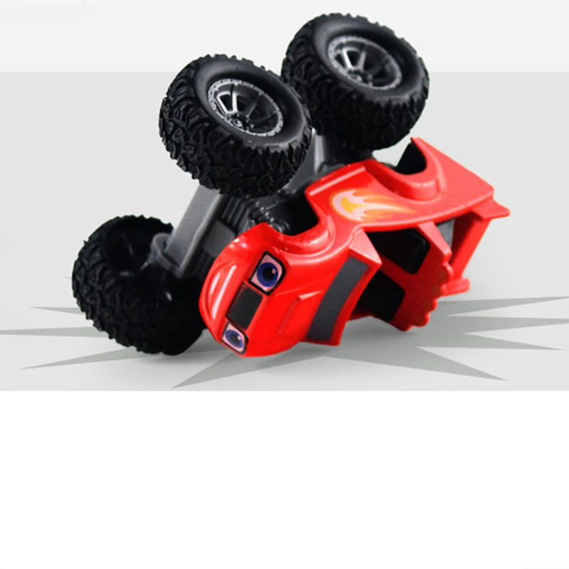 racing car toy 4Pcs Lot Monsters Machines Alloy Car Toys Russian Classic Blaze Model Vehicles Truck Cartoon Figure Game for Kids Birthday Gifts diecast model cars