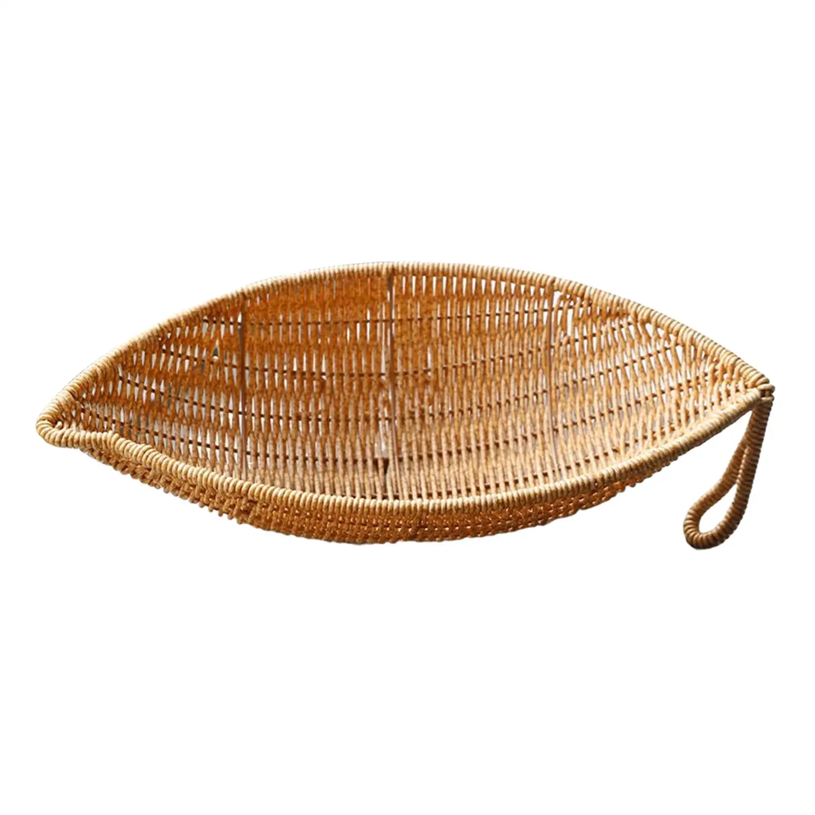 Rustic Wicker Storage Basket Serving Basket Food Serving Holder for Snack Potatoes