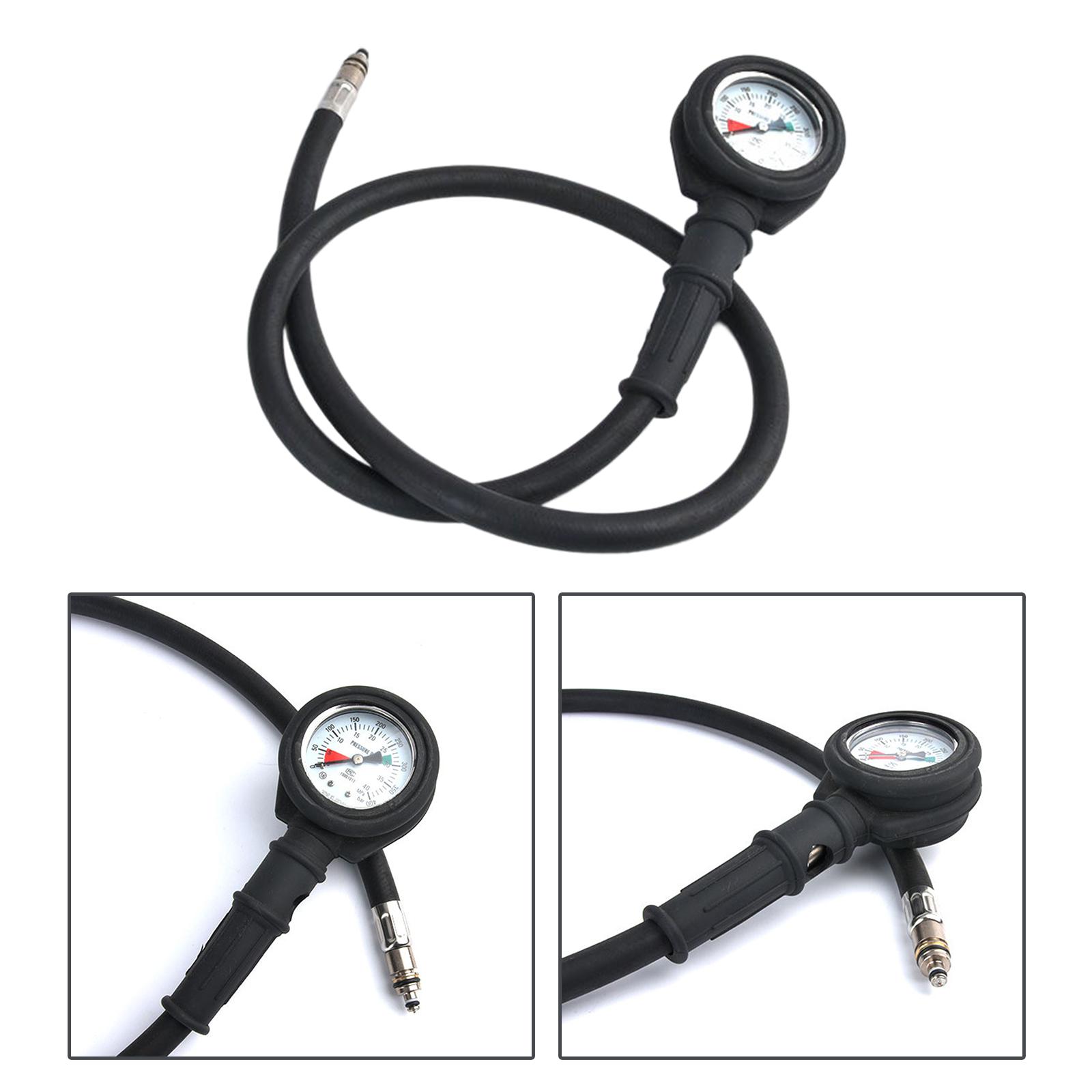 Professional Submersible Scuba Diving Pressure Gauge 400 Bar Console Dive Equipment