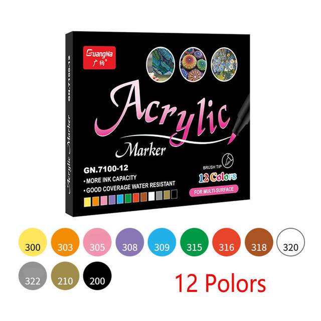 Acrylic Paint Pens for Rocks Painting, Ceramic, Glass, Wood, Fabric, Canvas, Mug offers