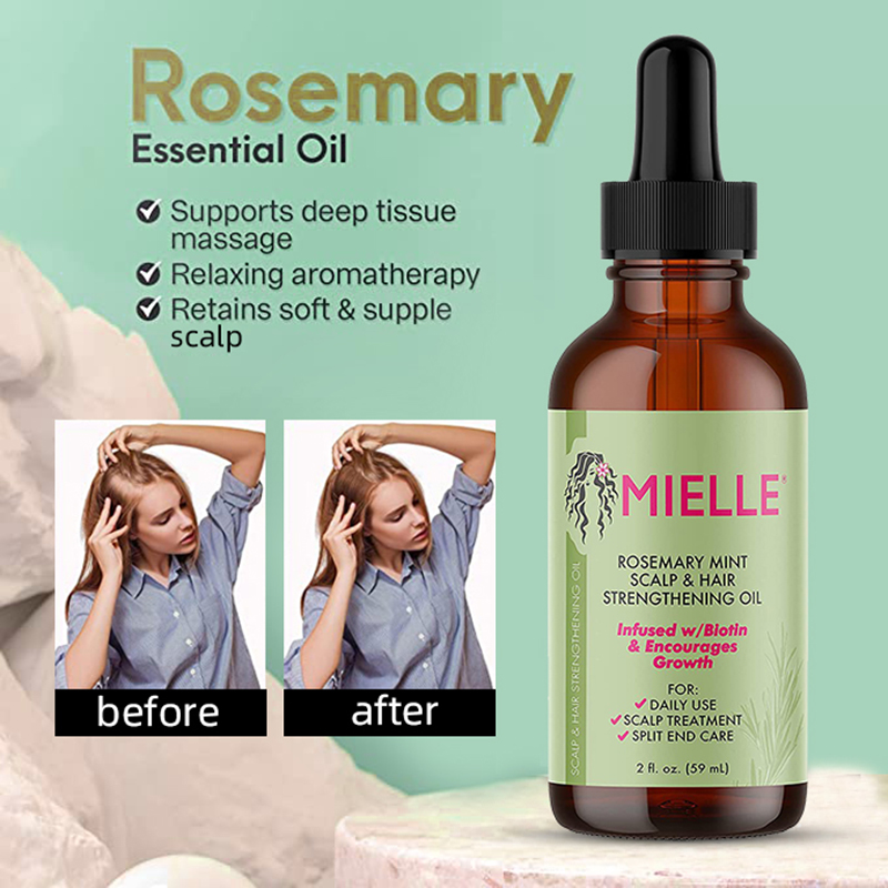 Best of Hair Growth Essential Oil Rosemary Mint Hair Strengthening Oil Nourishing Treatment For Split Ends And Dry Mielle Organics Hair Reviews & Tips