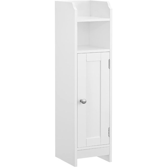 VASAGLE Small Bathroom Storage Cabinet, Slim Bathroom Storage Organizer,  Toilet Paper Holder With Storage, Toilet Paper Storage Cabinet With Slide  Out Drawers, For Small Spaces