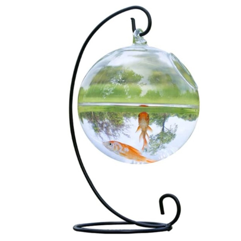 Title 1, Fish Bowl,Transparent Spherical Glass Handmade ...