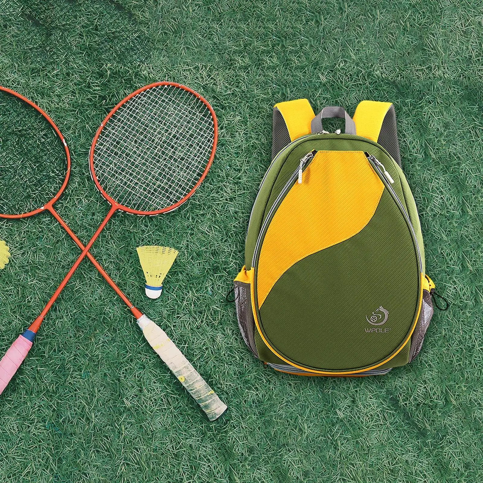 Tennis Bag Racquet Bag for Squash Pickleball Paddles Racquet Balls Accessory