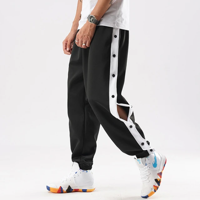 adidas | Pants | Adidas Mens Large Greyish Green Black Track Pants With Side  Buttons Euc | Poshmark