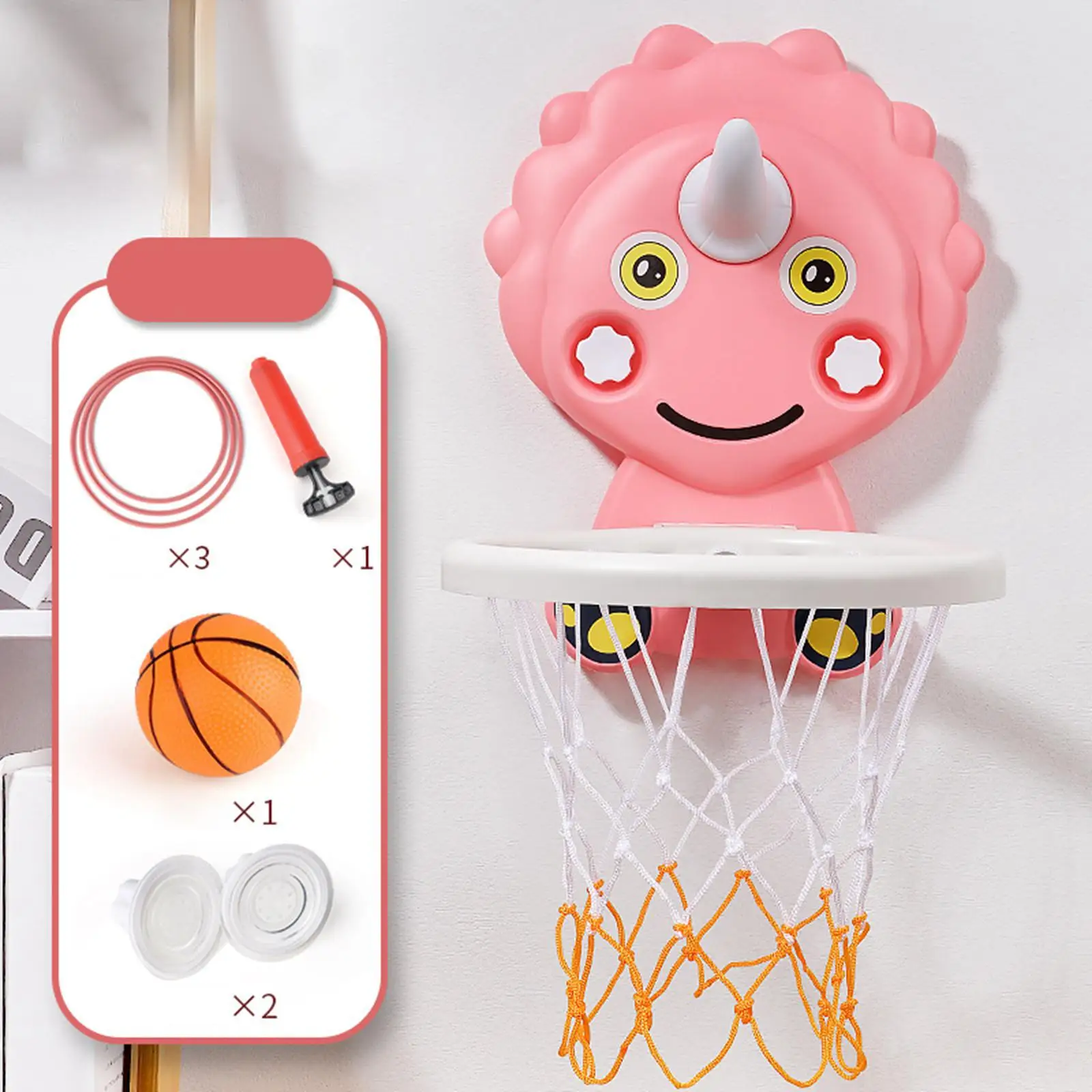 rcstronger Mini Basketball Hoop Basketball Backboard Toy with Balls for Gifts