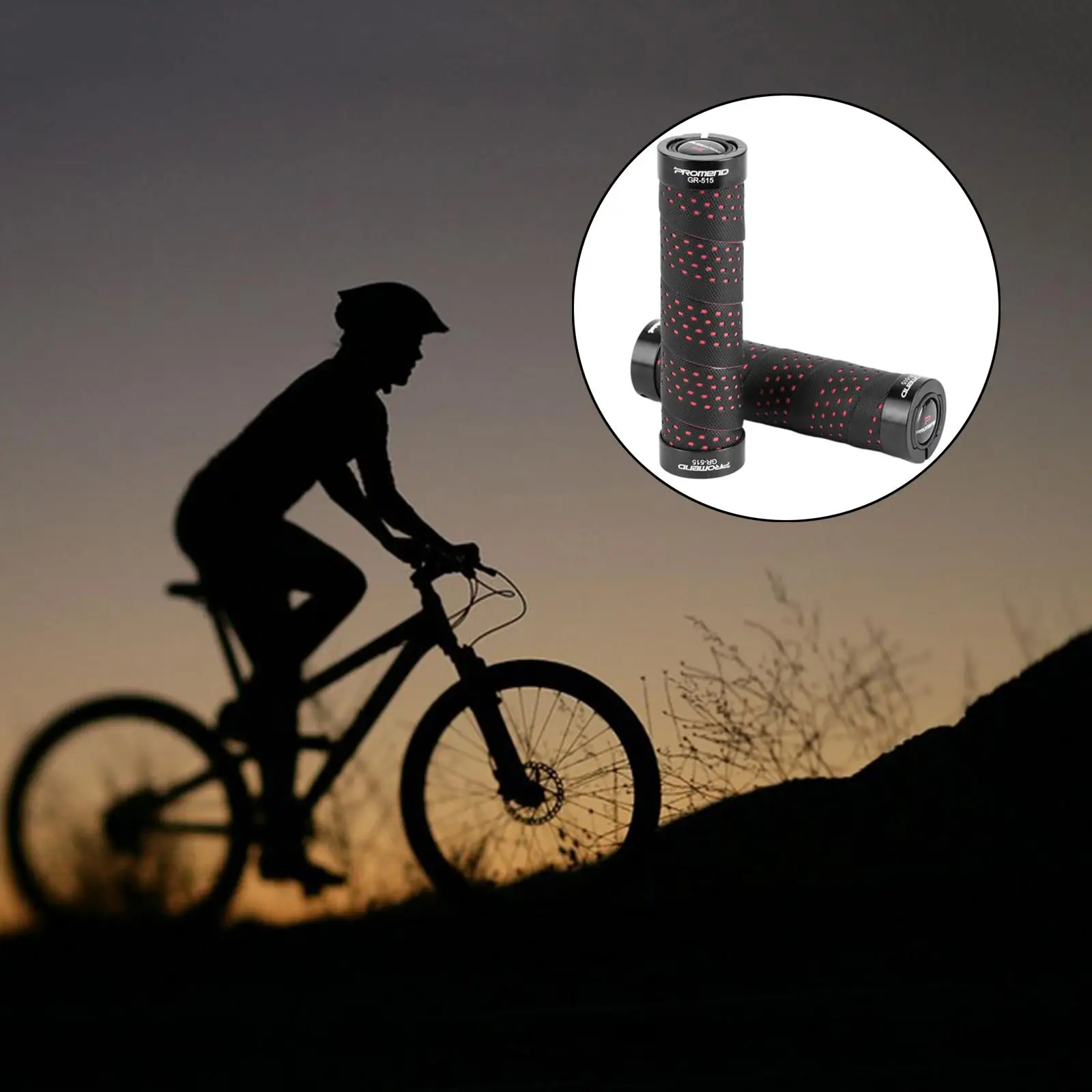 Lightweight Bicycle Grip MTB Shock-absorption Road Bike Grip Double Lock-on Anti-slip Cycling Handle Grips Comfort