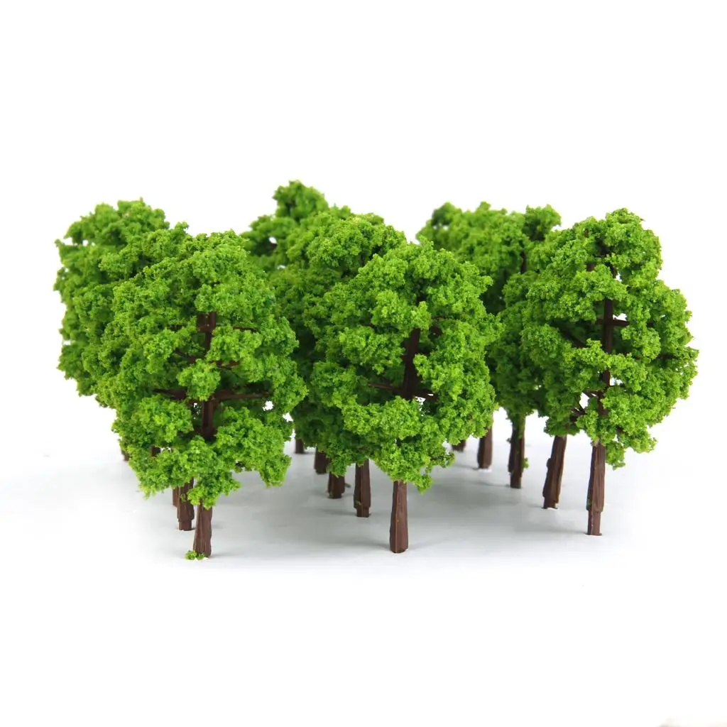 Pack of 20 Model Trees Train Trees Architecture Trees Diorama Tree Railroad Landscape Trees