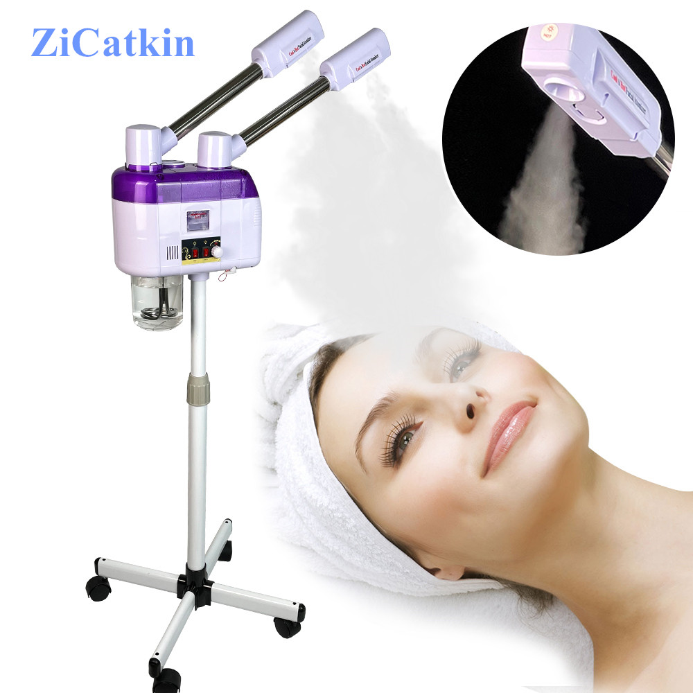 Best of ZiCatkin Hot Cold Facial Steamer Professional Face Moisturizer Vaporizer Mist Sprayer Beauty Salon Pore Deep Clean Skin Care Spa Reviews & Tips