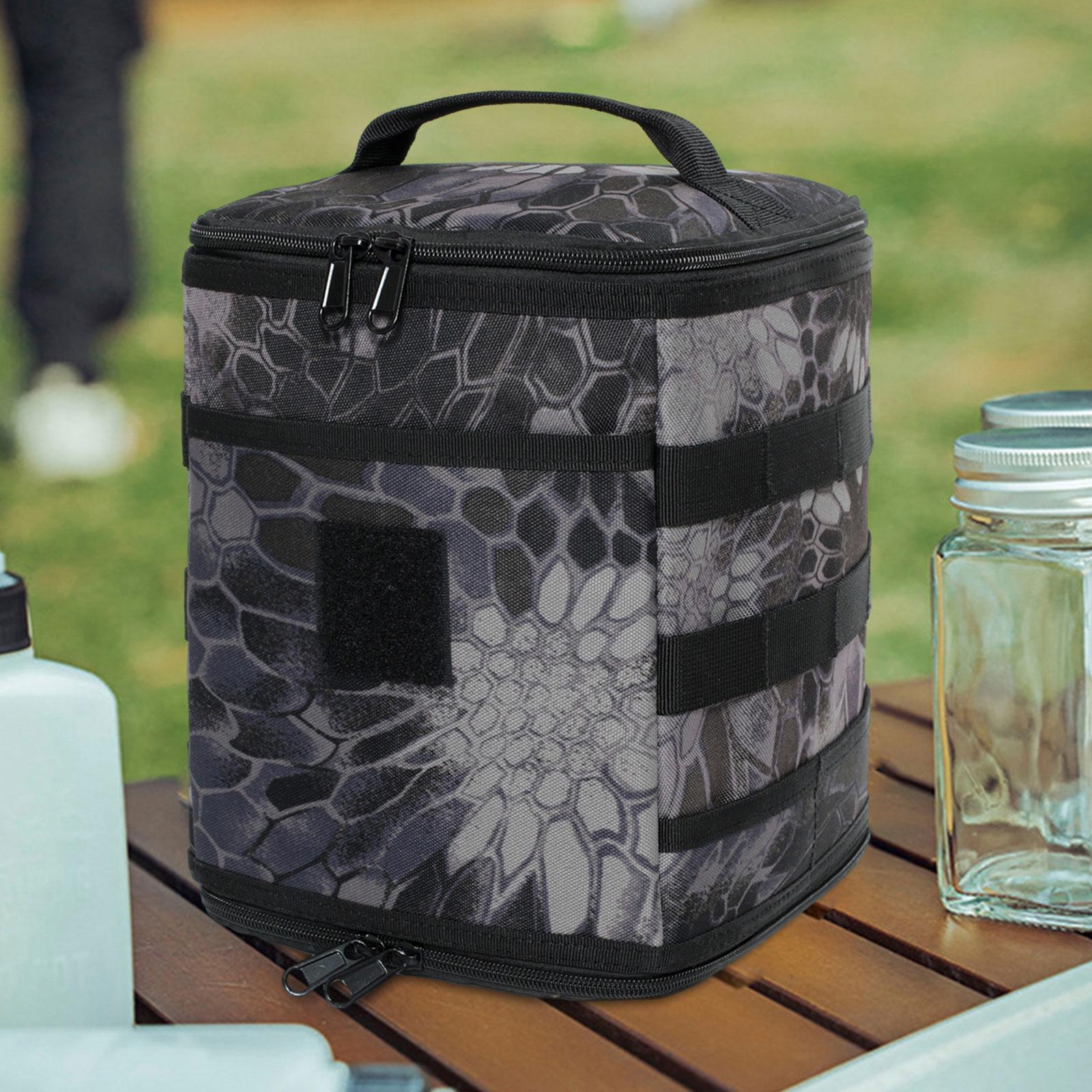 Gas Tank Storage Bag Portable Multifunction Camping Lantern Bag Storage Organizer for Cooking Camping Travel Backpacking Outdoor