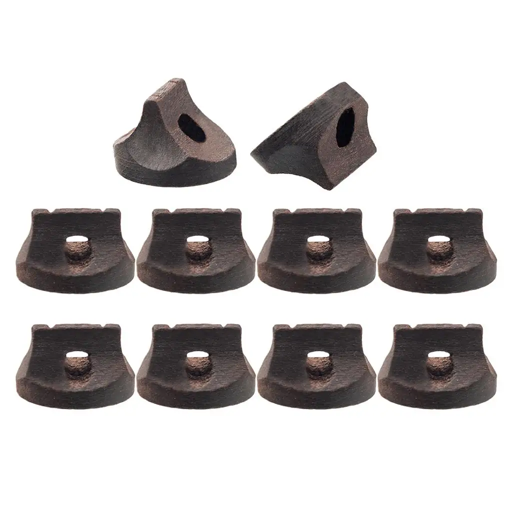 10Pcs Chinese Fiddle Erhus Wooden Bridge Adjustment String Instrument Part