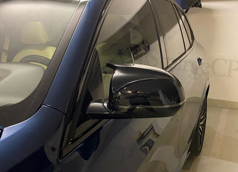 For BMW X3 G01 X4 G02 X5 G05 X6 G06 X7 G07 2018 2019 2020 M Style Black Rearview Mirror Cover X3M Look