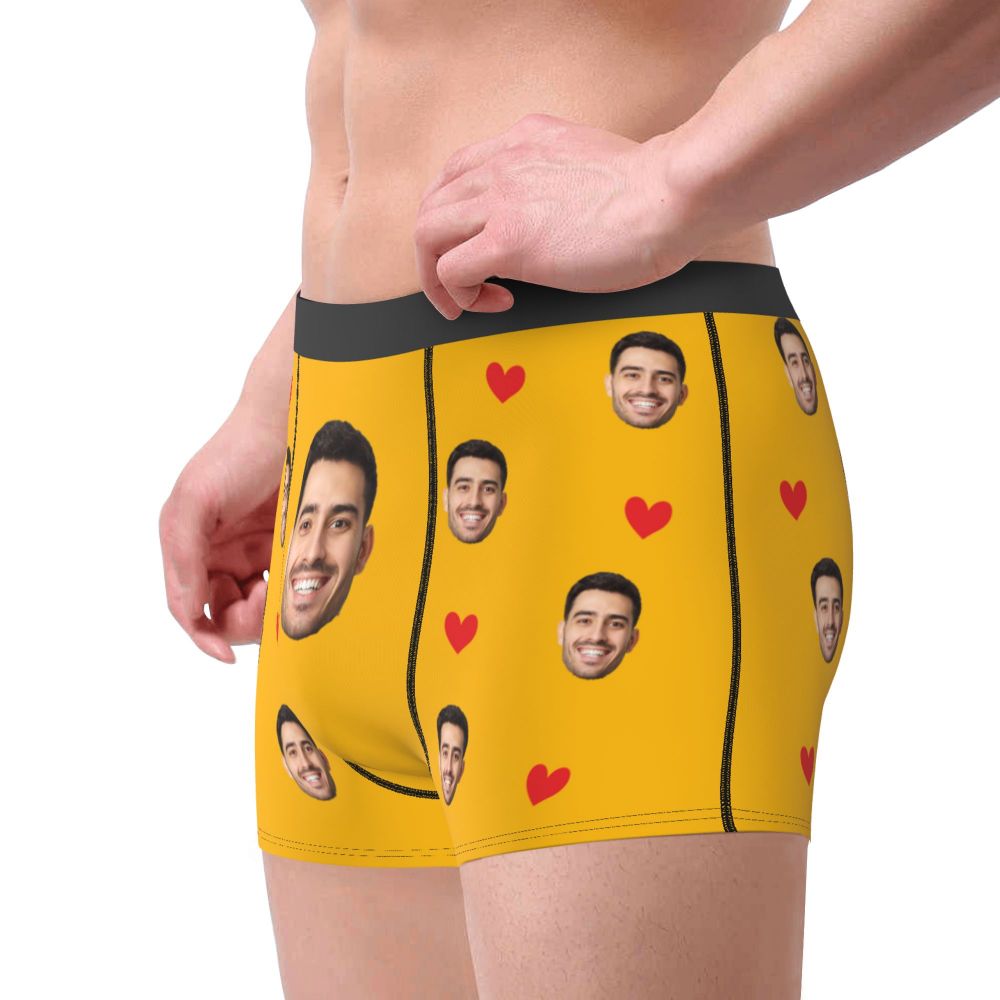 Title 52, Cuecas boxer personalizadas para homens, presen...