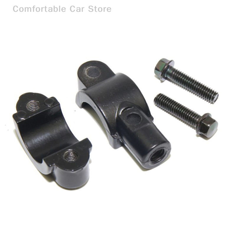 1pc Motorrad Rückansicht Lenker halter Adapter Klemm sockel 8mm schwarz Aluminium Universal Motorrad Werkzeug – Detail 4