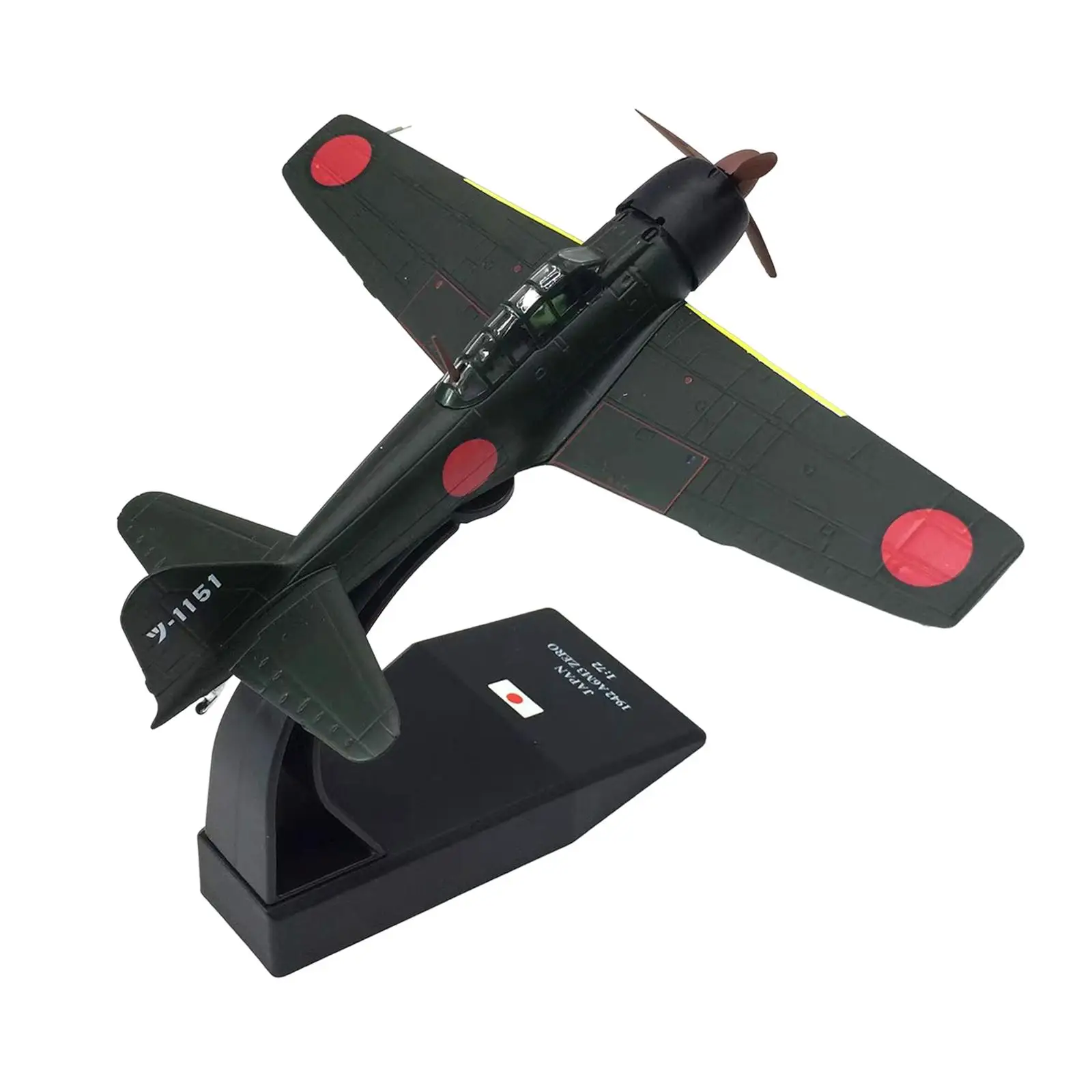 1/72 Scale Aircraft Decoration Metal Toy Collectibles Fighter for Adult Kids