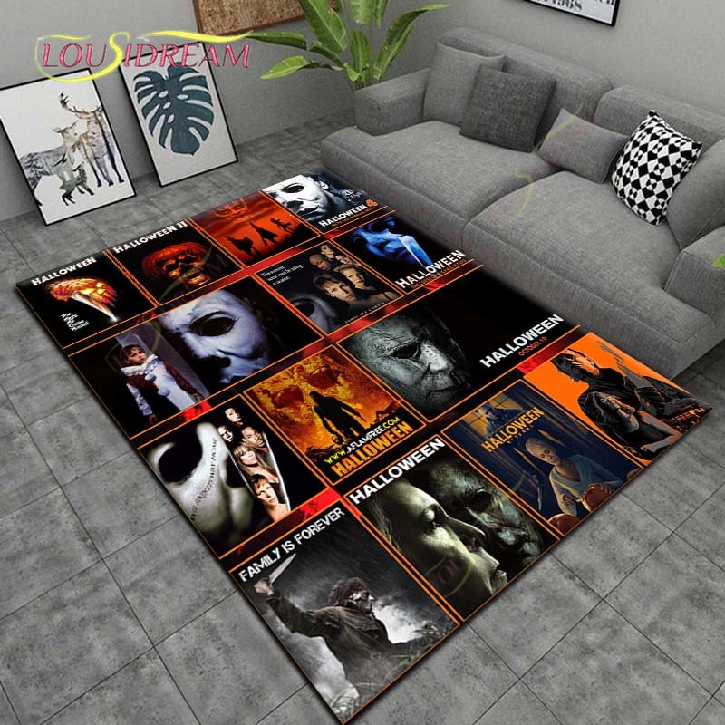 Tapis de maison fleuri avec des motifs
