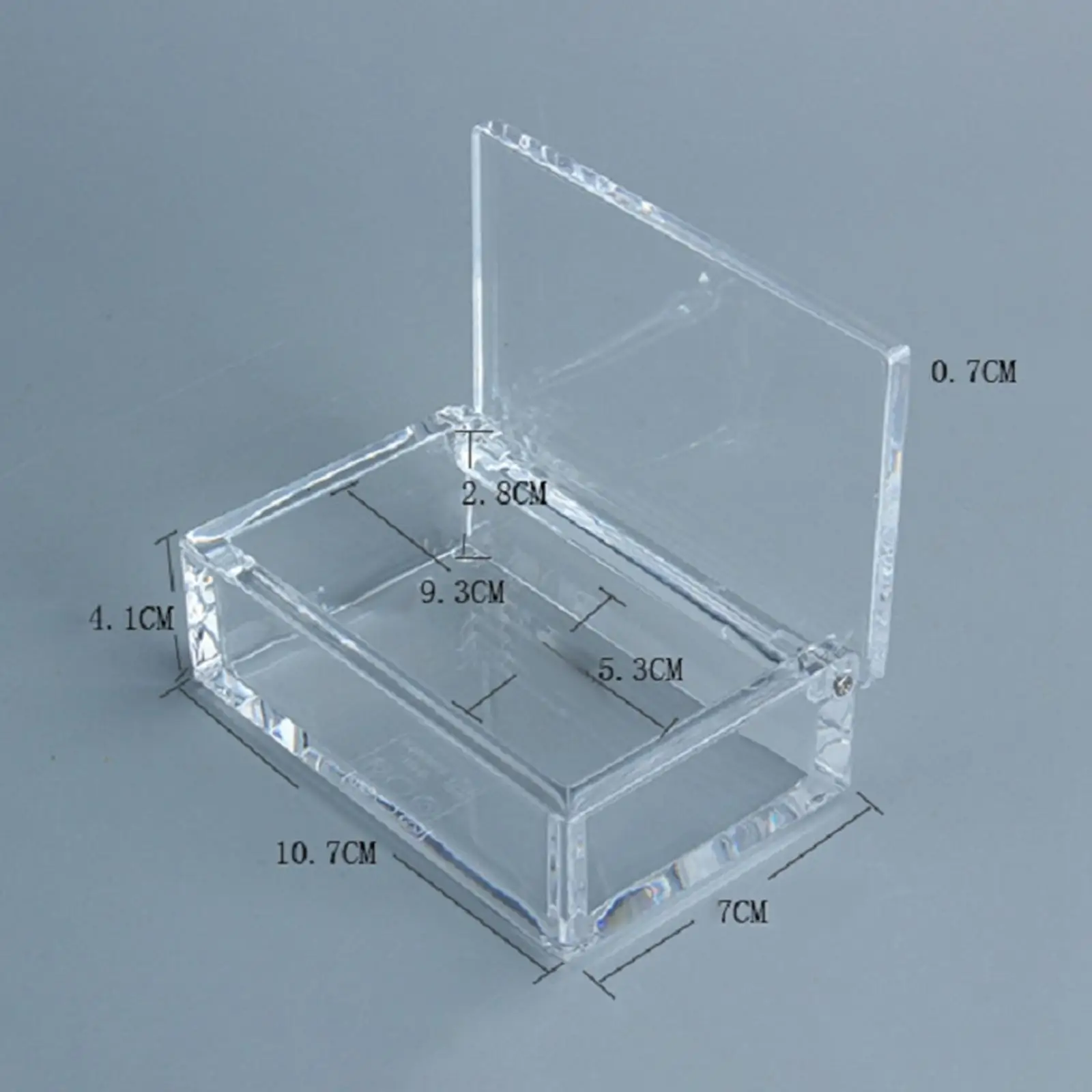 Acrylic Household Items Packing Box Lightweight Waterproof Container Protective Cover Dispenser Cigarette Case Box for Women Men