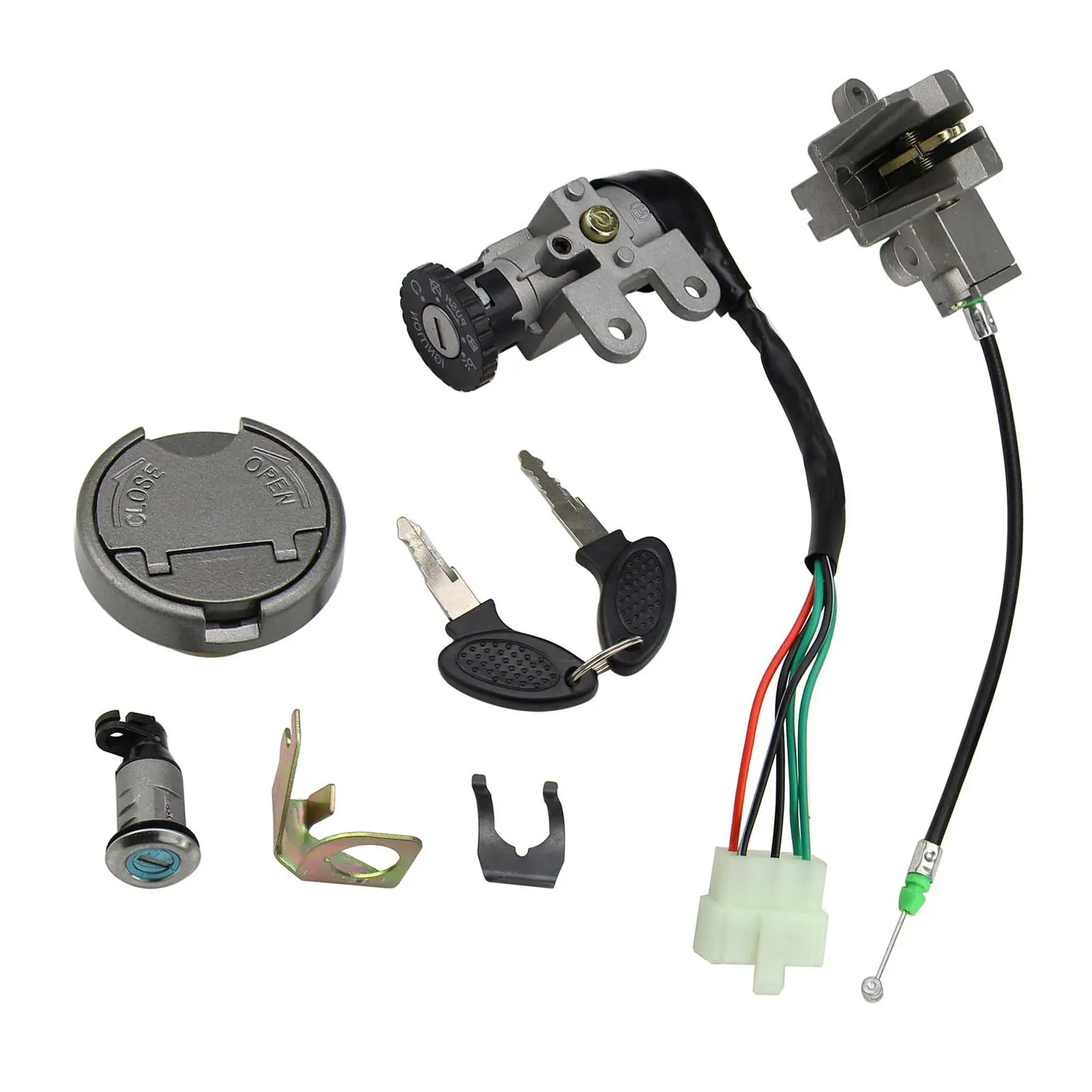 Universal Ignition Switch  Gy6 50cc Seat Locks for  pit