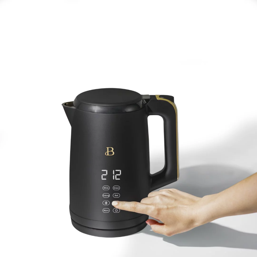 Title 5, 1.7 Liter One-Touch Electric Kettle, Black Port...