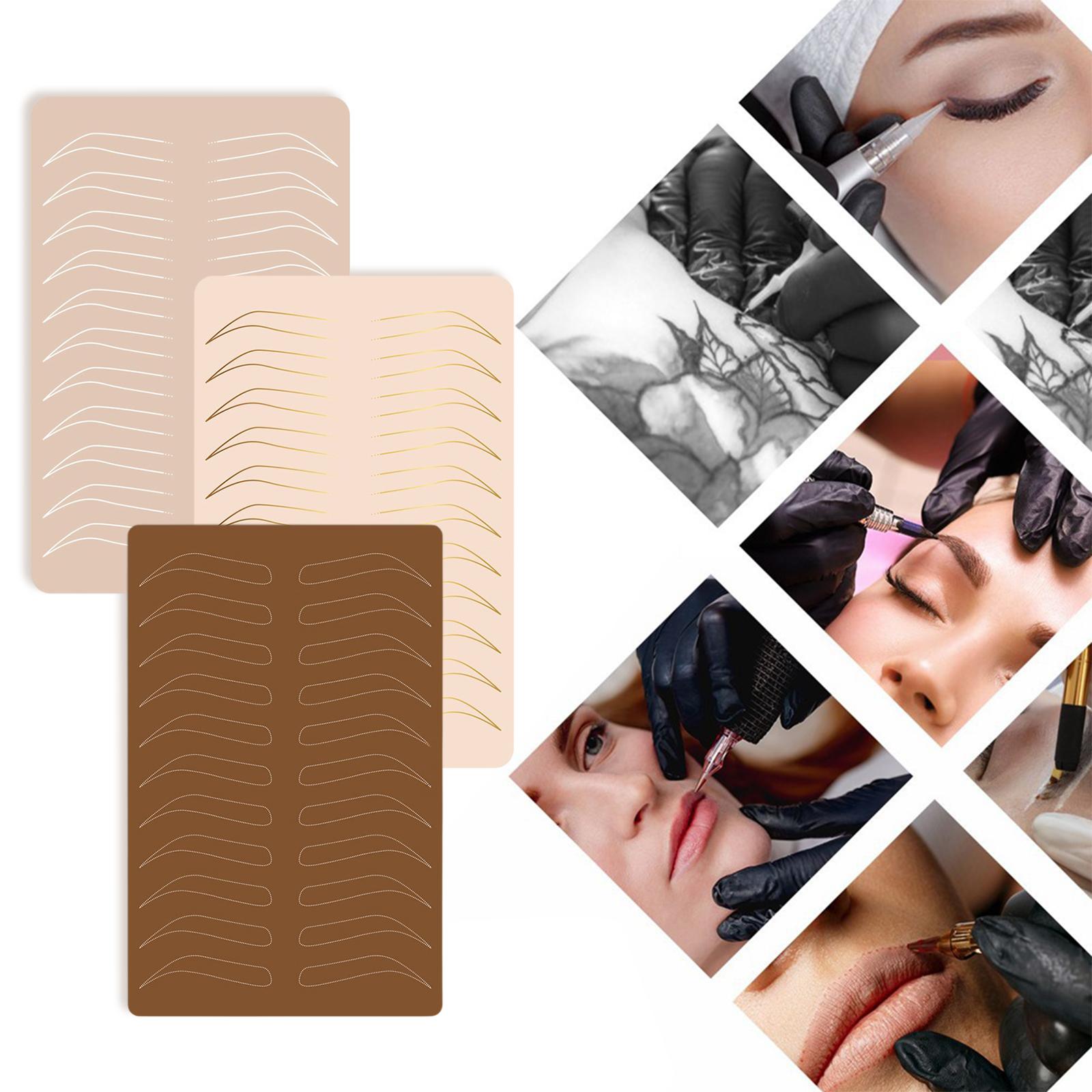 Eyebrow Practice Skin Realistic Eyebrow Lip Eyeline Permanent for Beautician