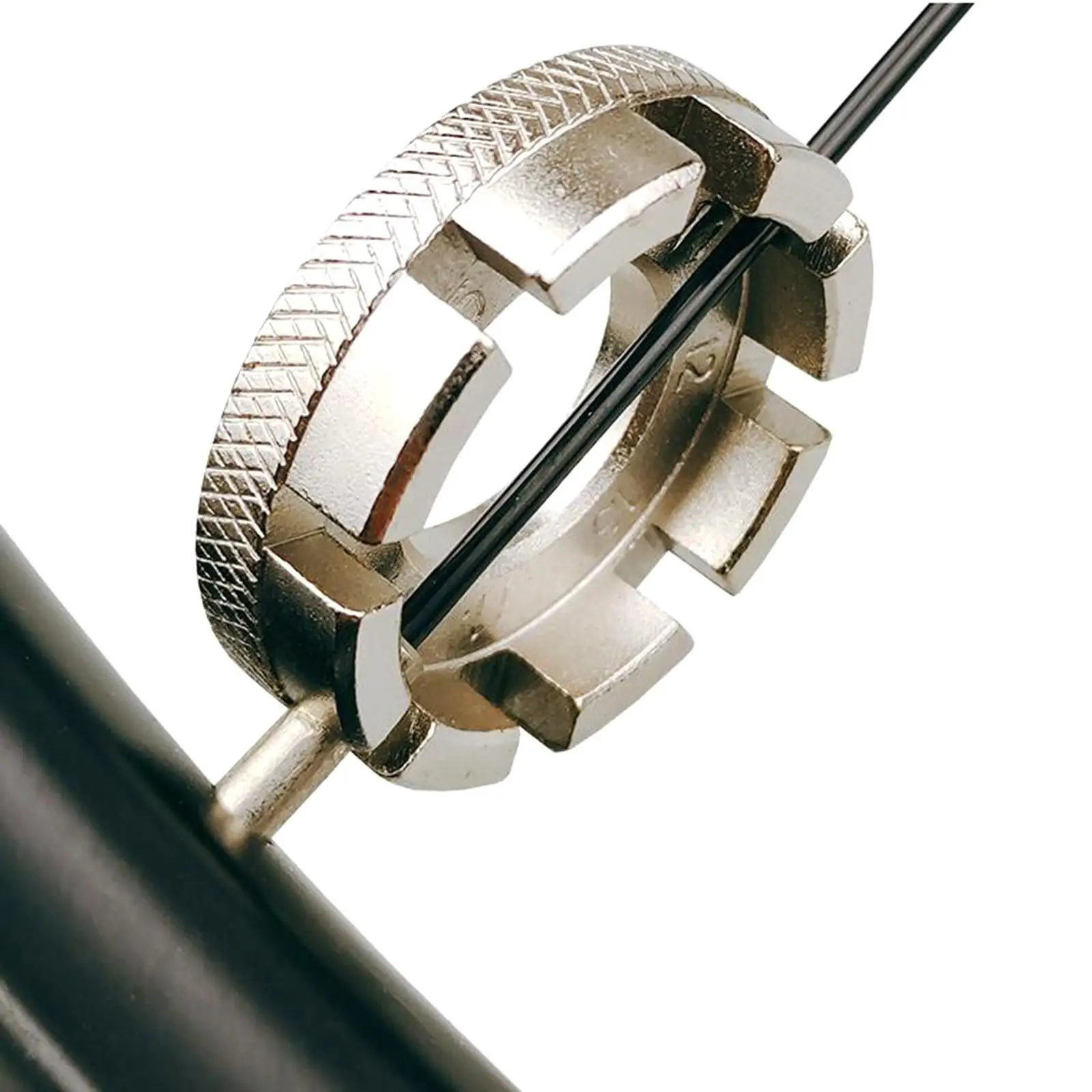 Bike Chrome Plated Wheel Rim 6 Sizes Steel Spoke Key