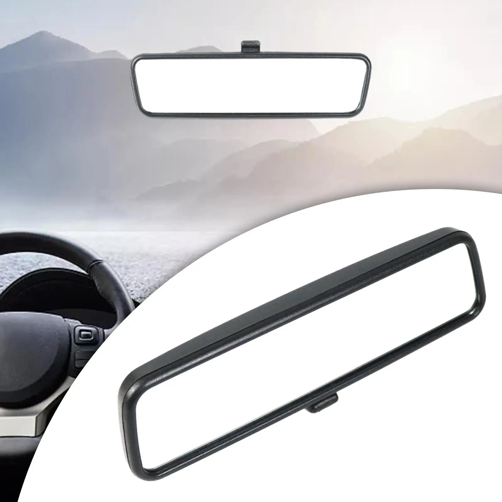 Interior Rear View Mirror 814842 Rearview Mirror for Peugeot 107 Accessory Spare Parts Replacement Easy to Install