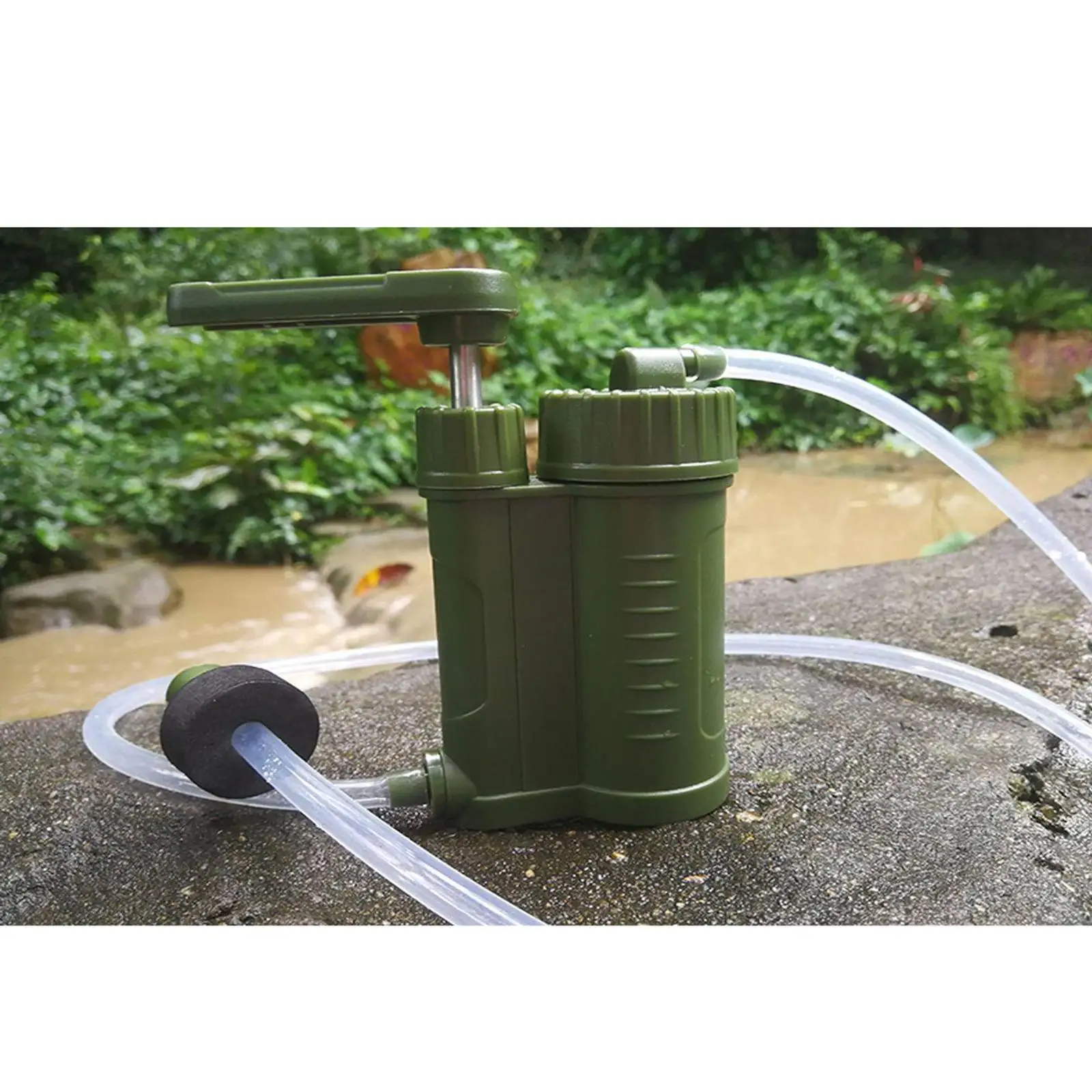 Portable Water Filter Pump Carbon   Water Filter Outdoor Emergency