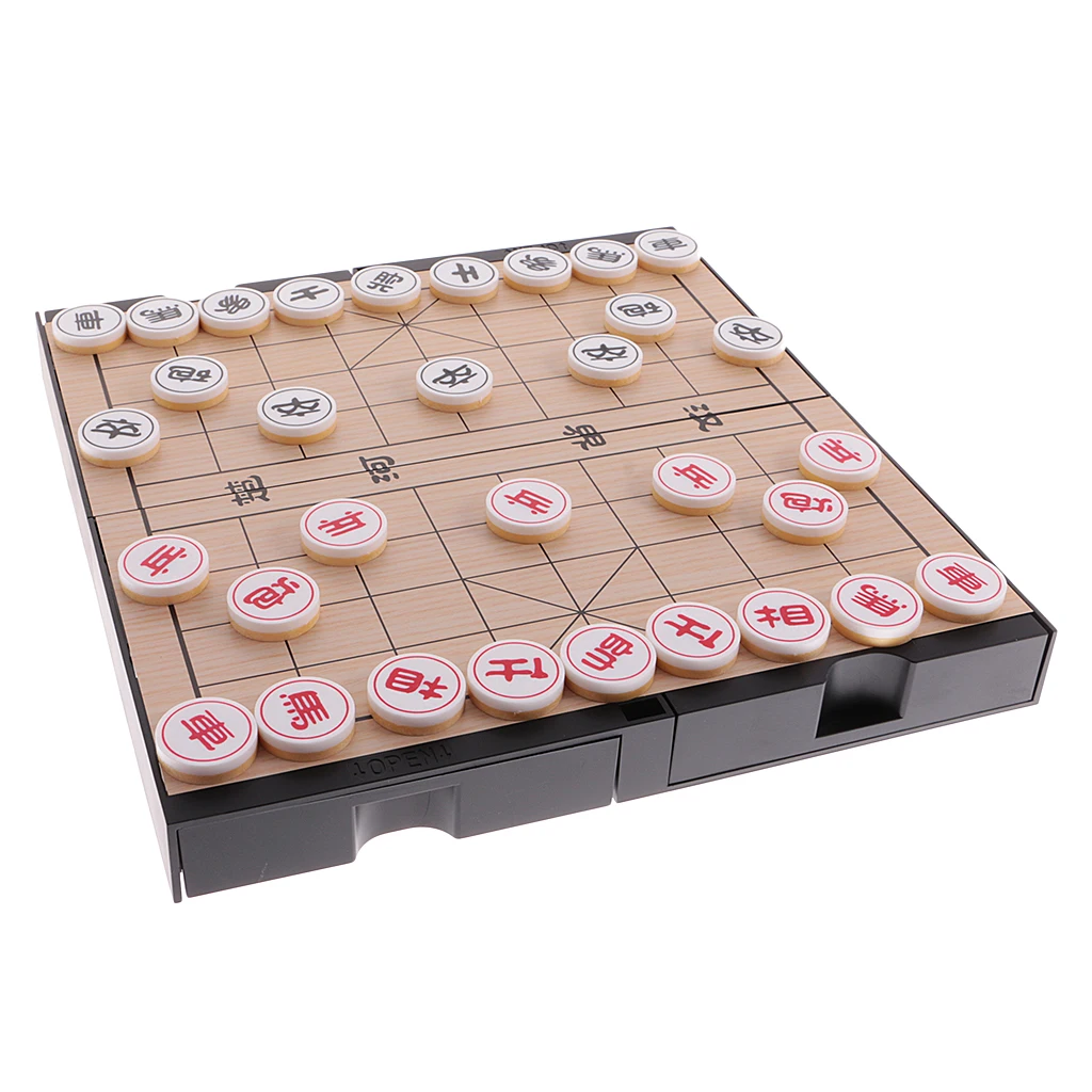 Double Sided Portable Folding ChessBoard Chinese Chess Set Wei  Go Wei  Gobang