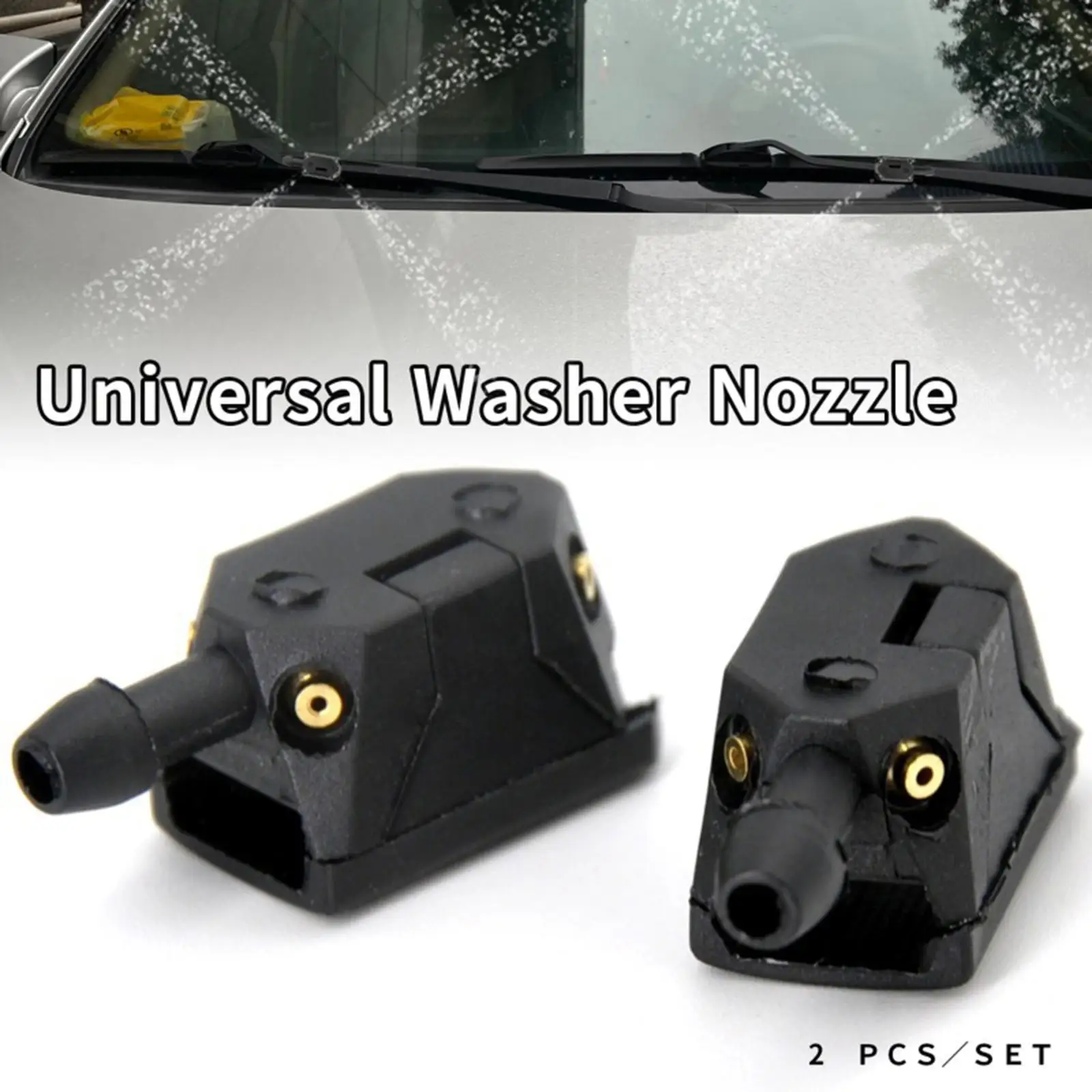2 Pieces 4 Way Upgrade Car Windscreen Washer Wiper for Car Easy to Install Sturdy Quality Professional