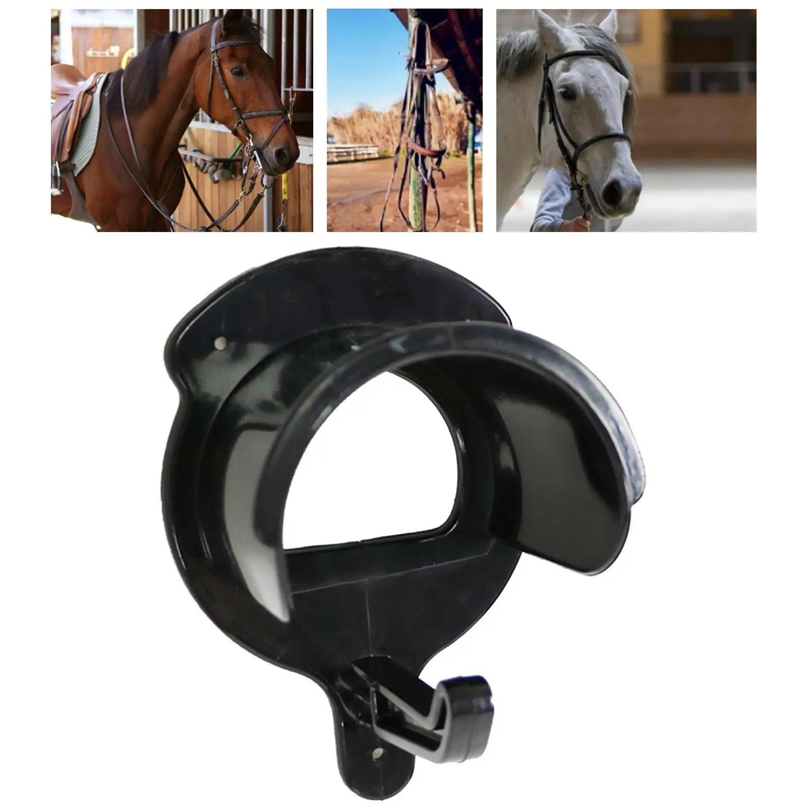 Horse Bridle Hook Hanger Quality Equestrian Tack Rack Harness Headcollar Hanger 
