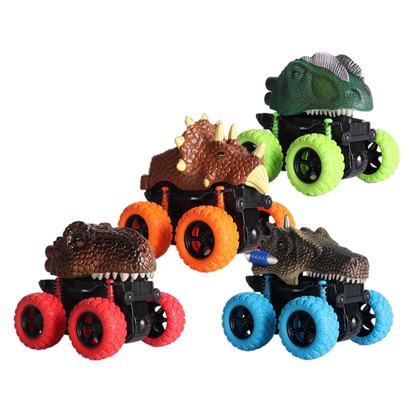 4 Pieces Pull Back Cars Monster Cars Toys Kids Car Toys for Kids 3 4 5 6 Boys Girls