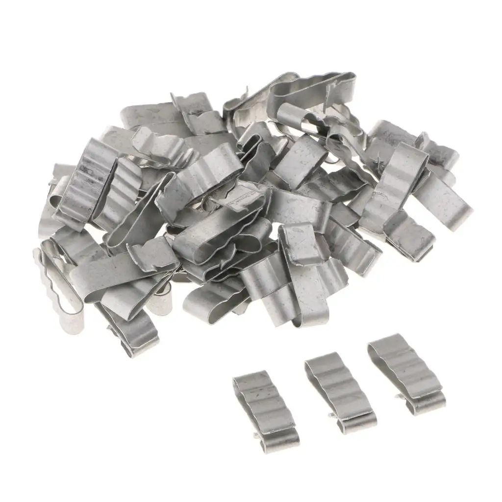 50 Pc Solar PV Wire, Cable Clips Holder Fastener Springsteel, USE-4 Wire