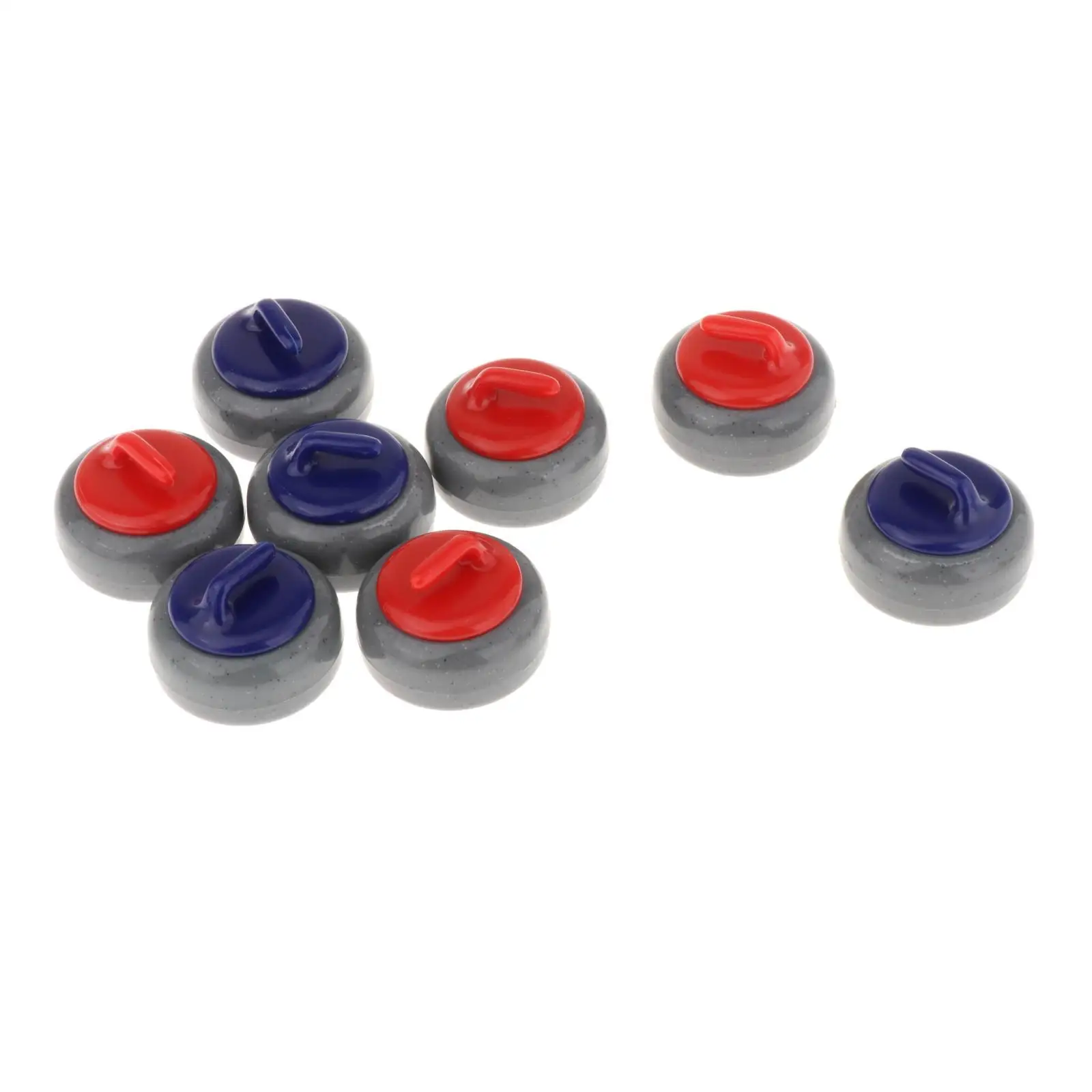 8 Pieces Tabletop Curling Game Pucks Family Traveling Sports Toy Children Game Educational Toy Shuffleboard Rollers