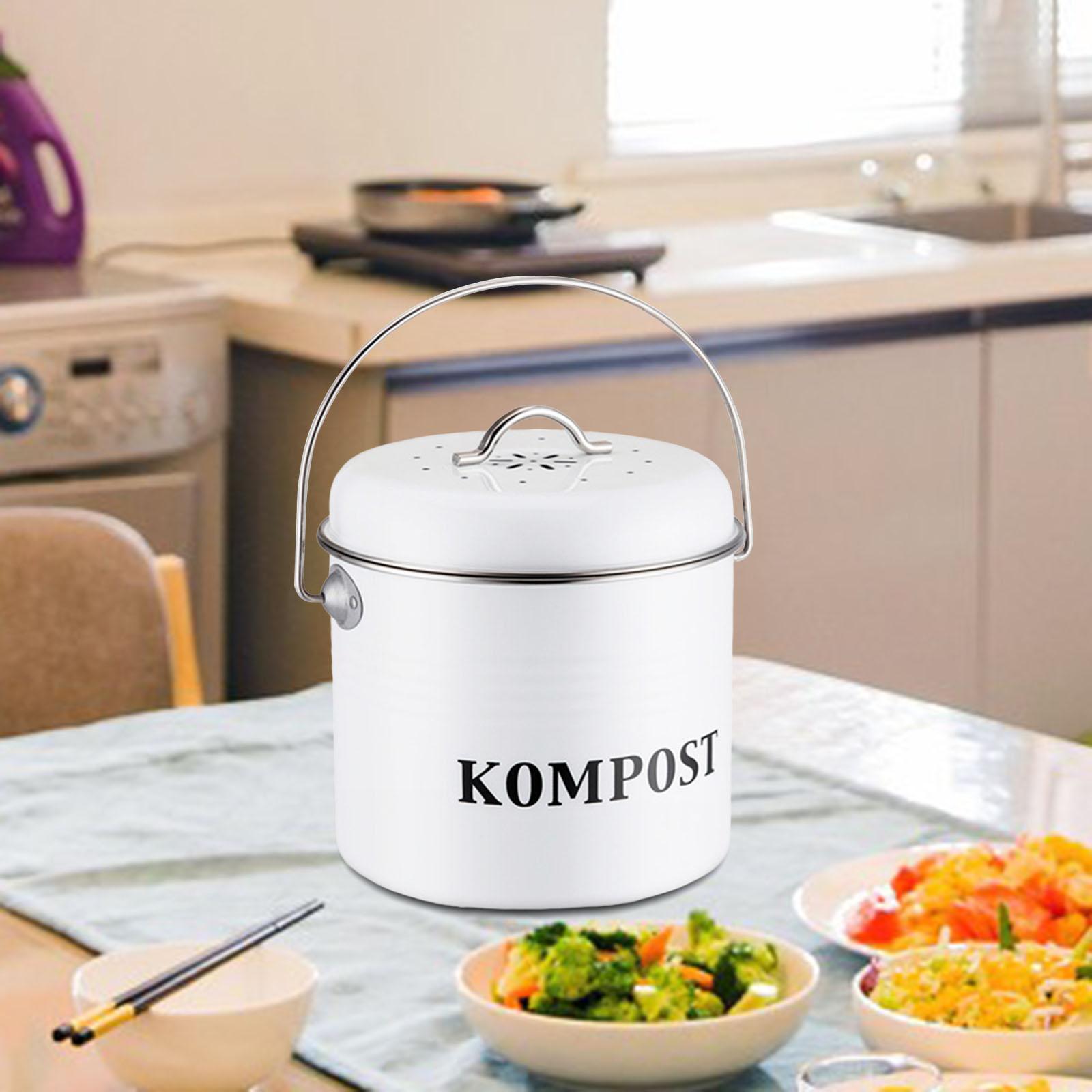 Compost Bin Odor Filtration Farmhouse Trash Food Waste Rust Compost Bin Odor Filtration Farmhouse Trash Food Waste Rust