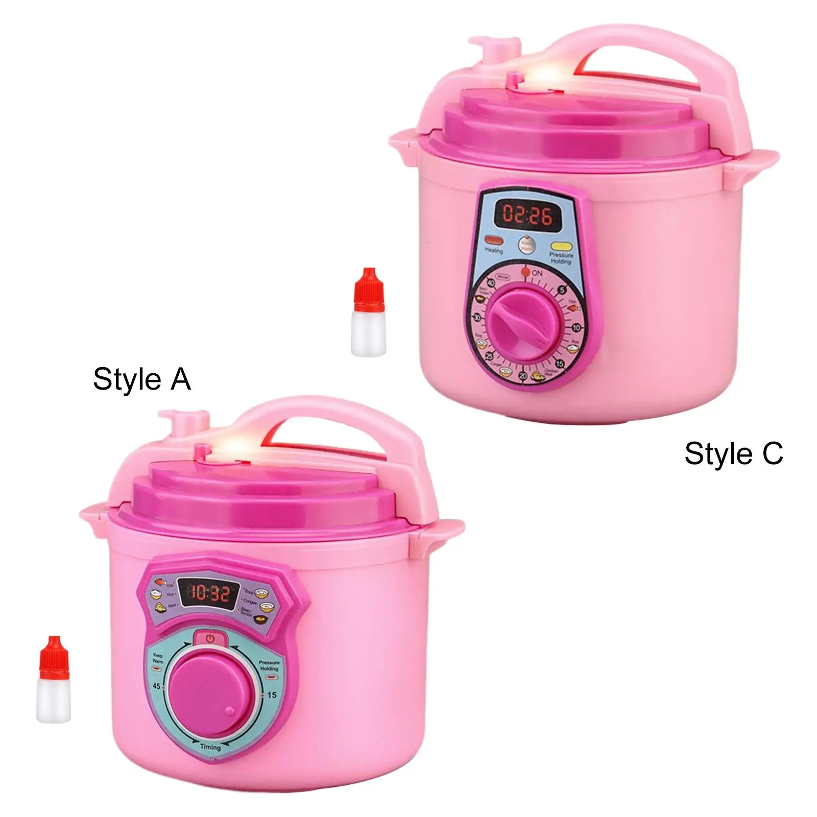 Electric Rice Cooker Toy Learning Educational Toy Cooking Toy for Toddlers