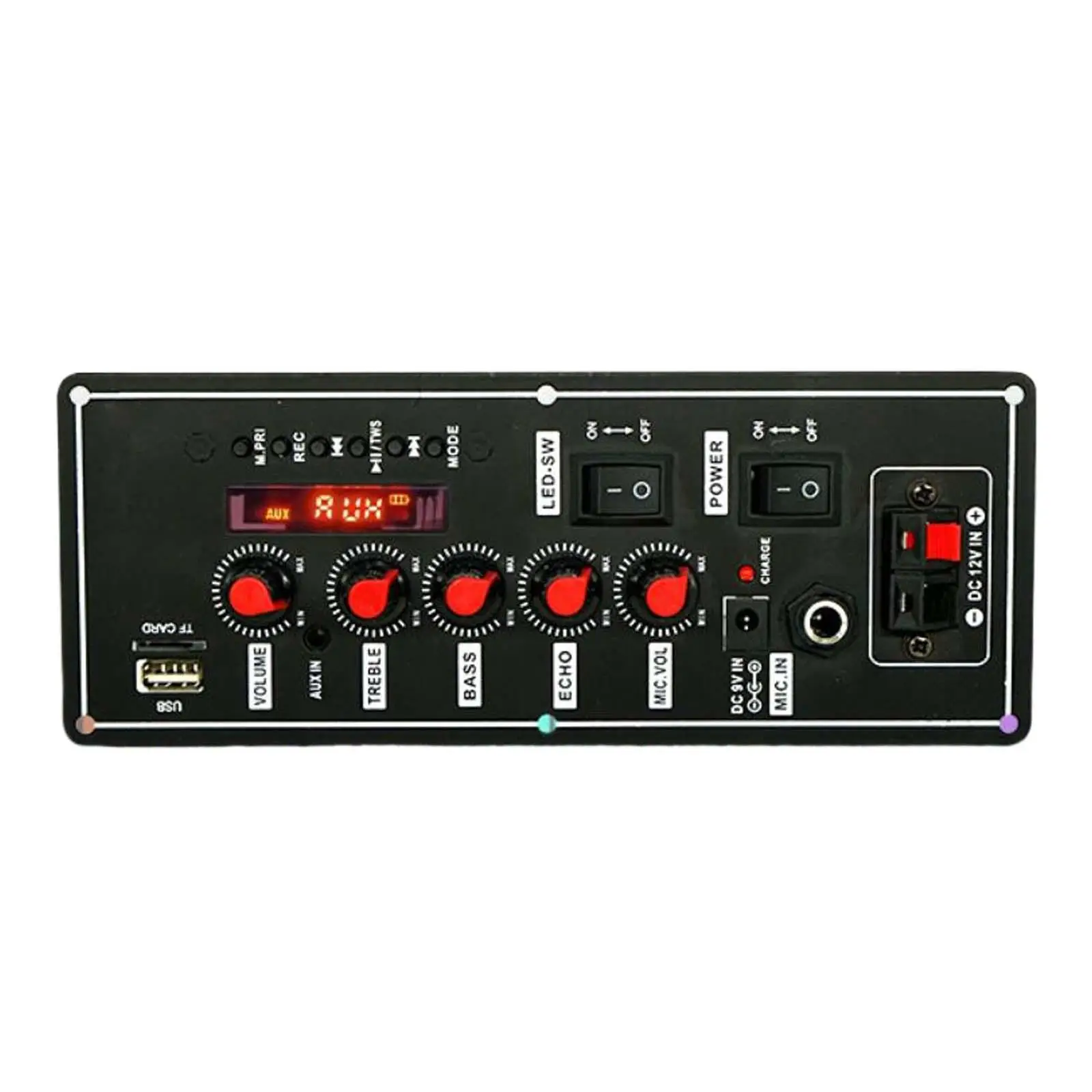 MP3 Decoding Board with Treble and Bass Adjustment Knob Support MP3/WMA/WAV/flac/ape Audio Receiver Module Easy to Operate