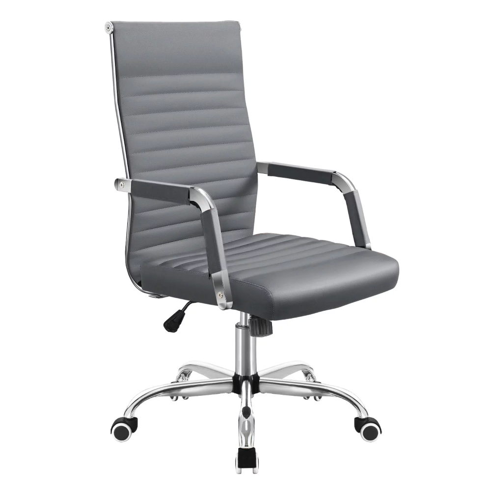 Description Picture 2 of itemMid-Back Faux Leather Office Desk Chair Executive Conference Task Chair with Arms,