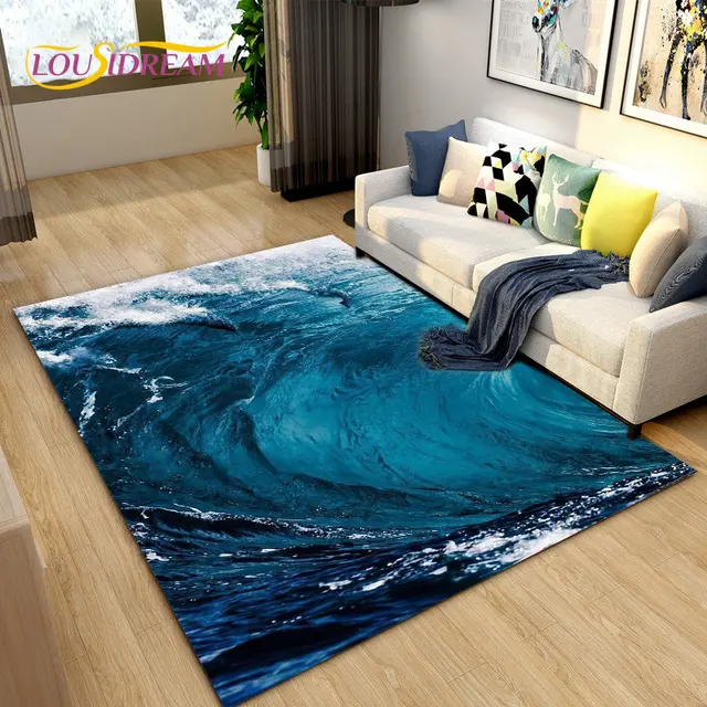  Alfombra de 2 x 3, alfombras de surfista para entrada, sala de  estar, dormitorio, alfombra de área pequeña y decoración de dormitorio, alfombra  lavable antideslizante suave de pelo bajo, alfombra decorativa