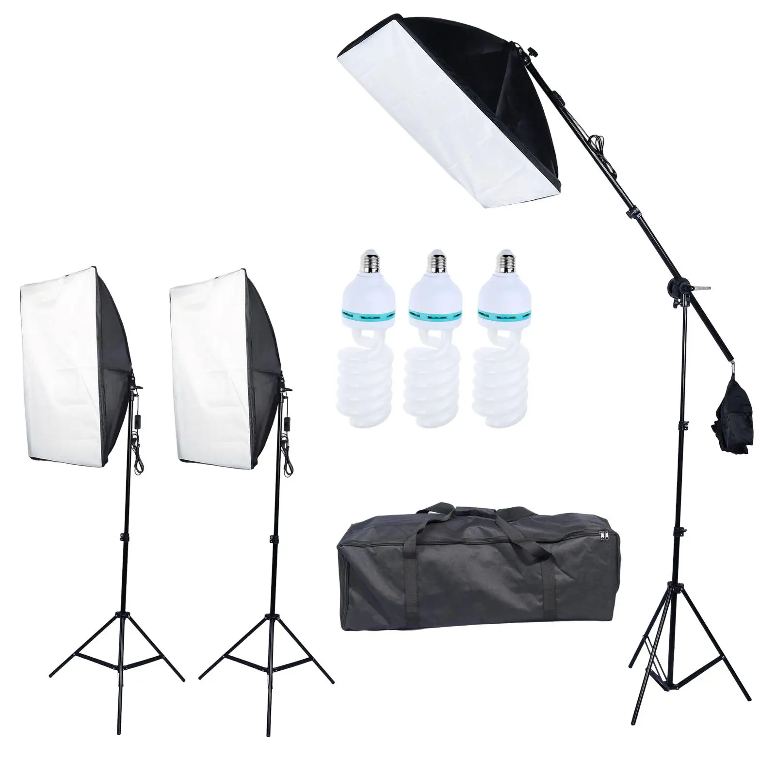 14Pcs Continuous Photography Lighting Kit with Storage Bag for Live Performances