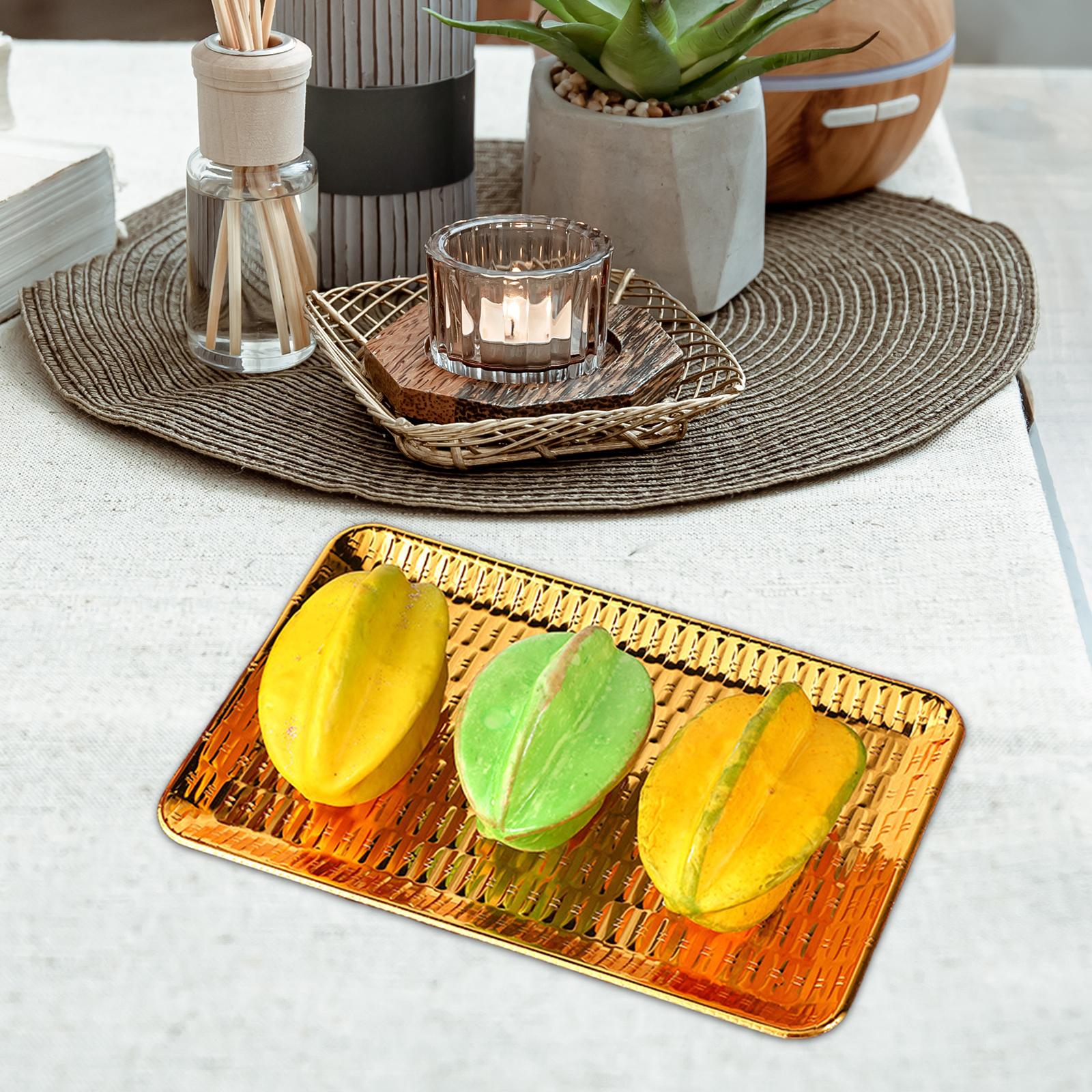 Fruit Tray Retro Style Practical Home Party Multifunctional Decorative Tray